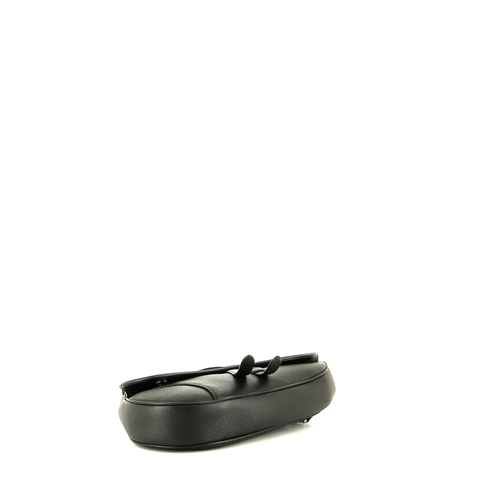Dior Saddle shoulder bag in black grained leather1:1High-quality replica