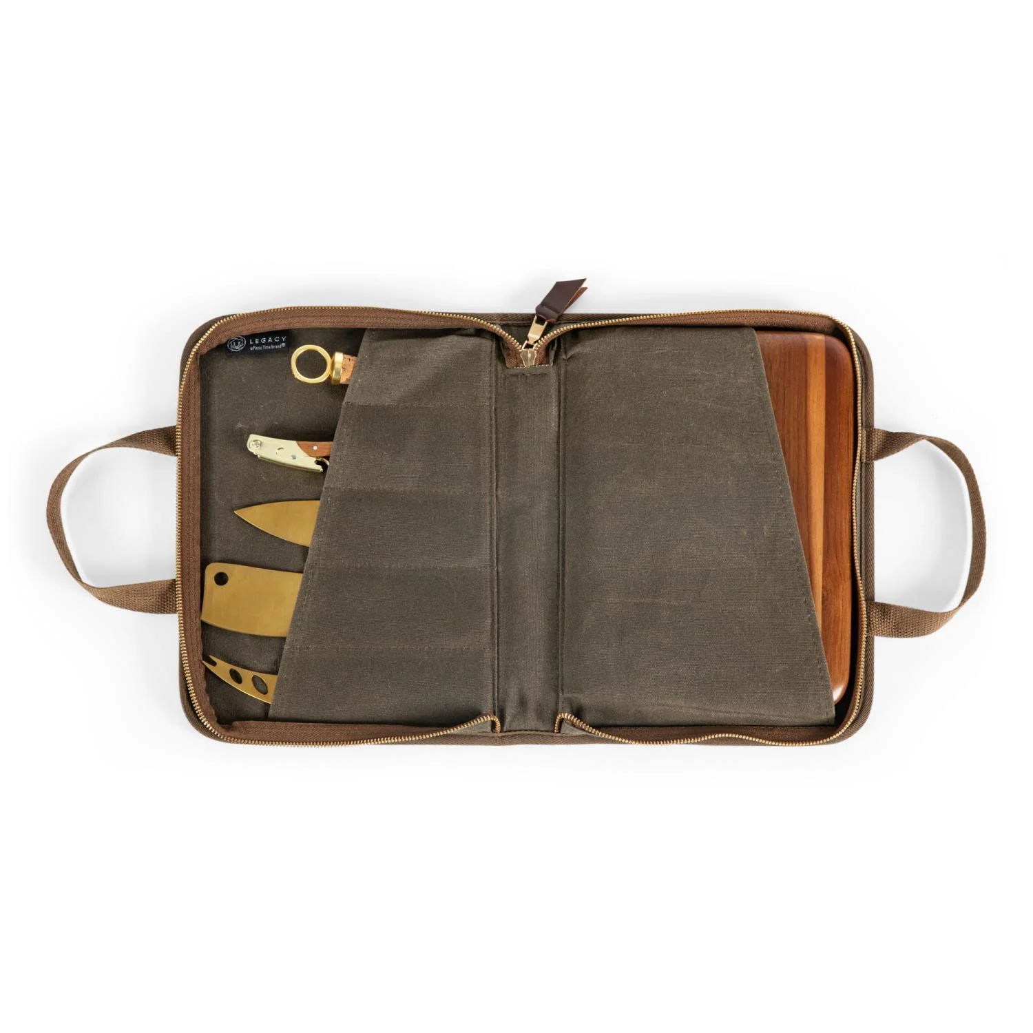 Legacy Monterey Travel Cheese Knife Set In Khaki Green Finish 646-07-140-000-0