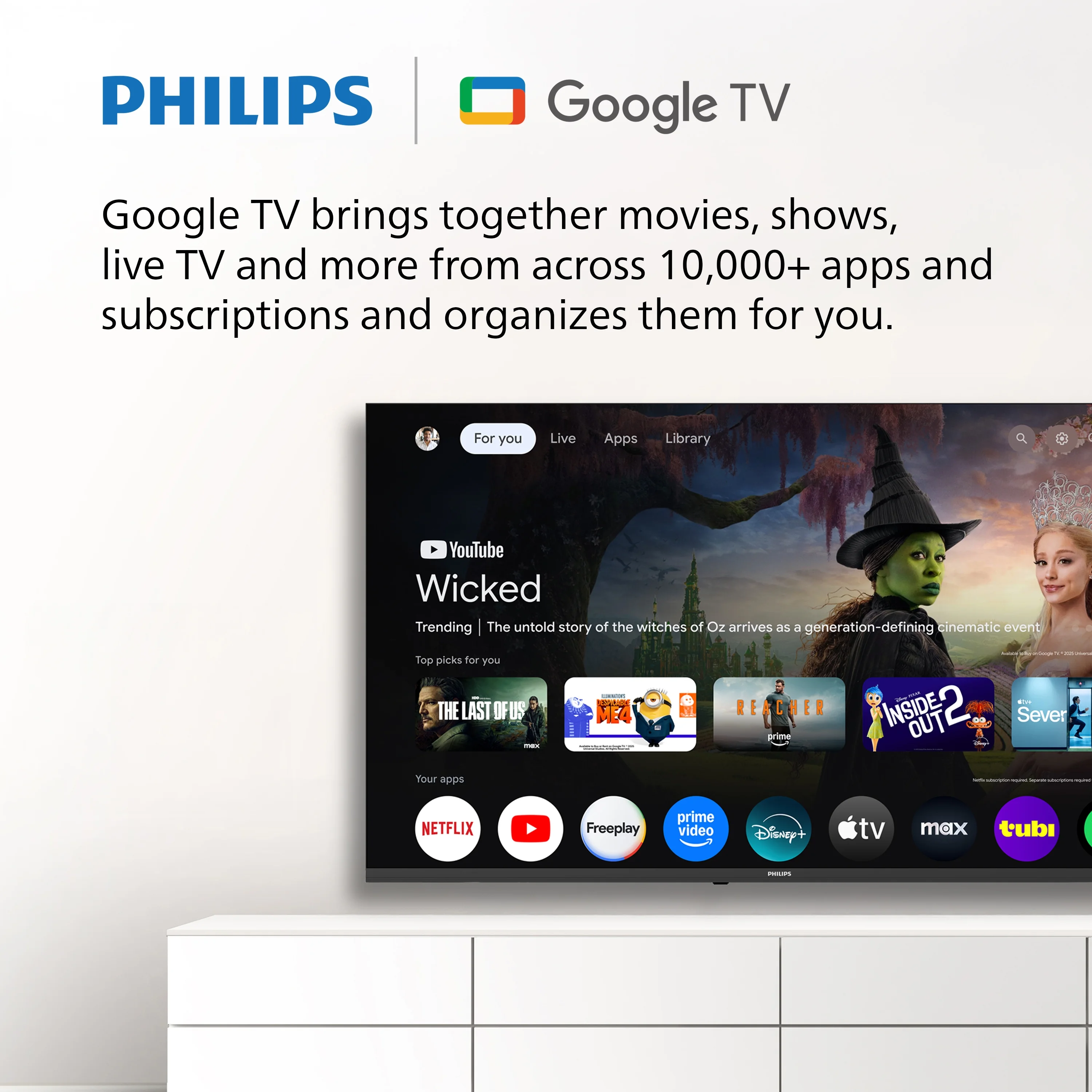 Philips 60�� Class 4K Ultra HD (2160p) Google Smart LED TV (60PUL7555/F7) - Image 11