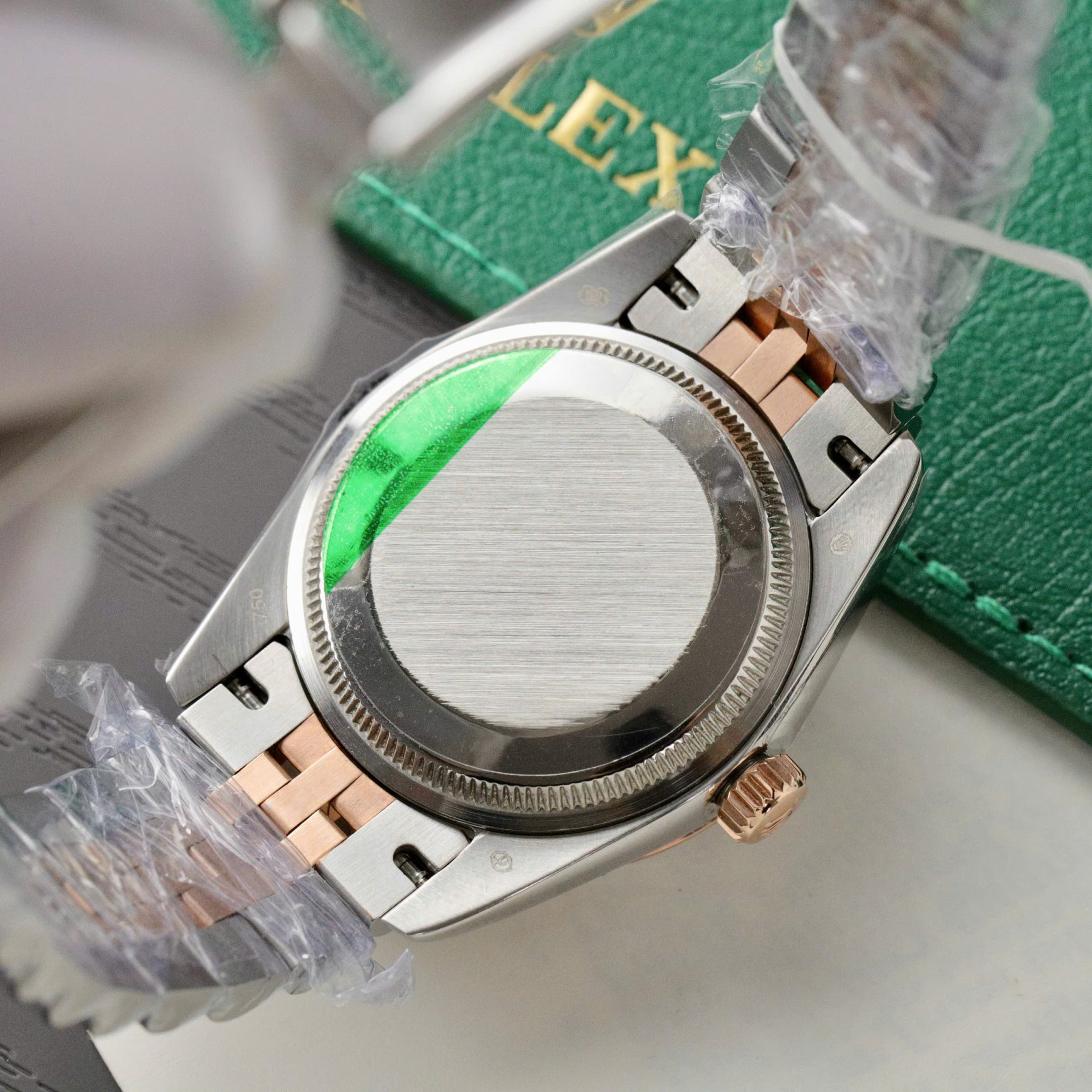 Rolex DateJust Replica 11 Watch Dial Mother Of Pearl Custom Moissanite Diamonds 31mm - Top club