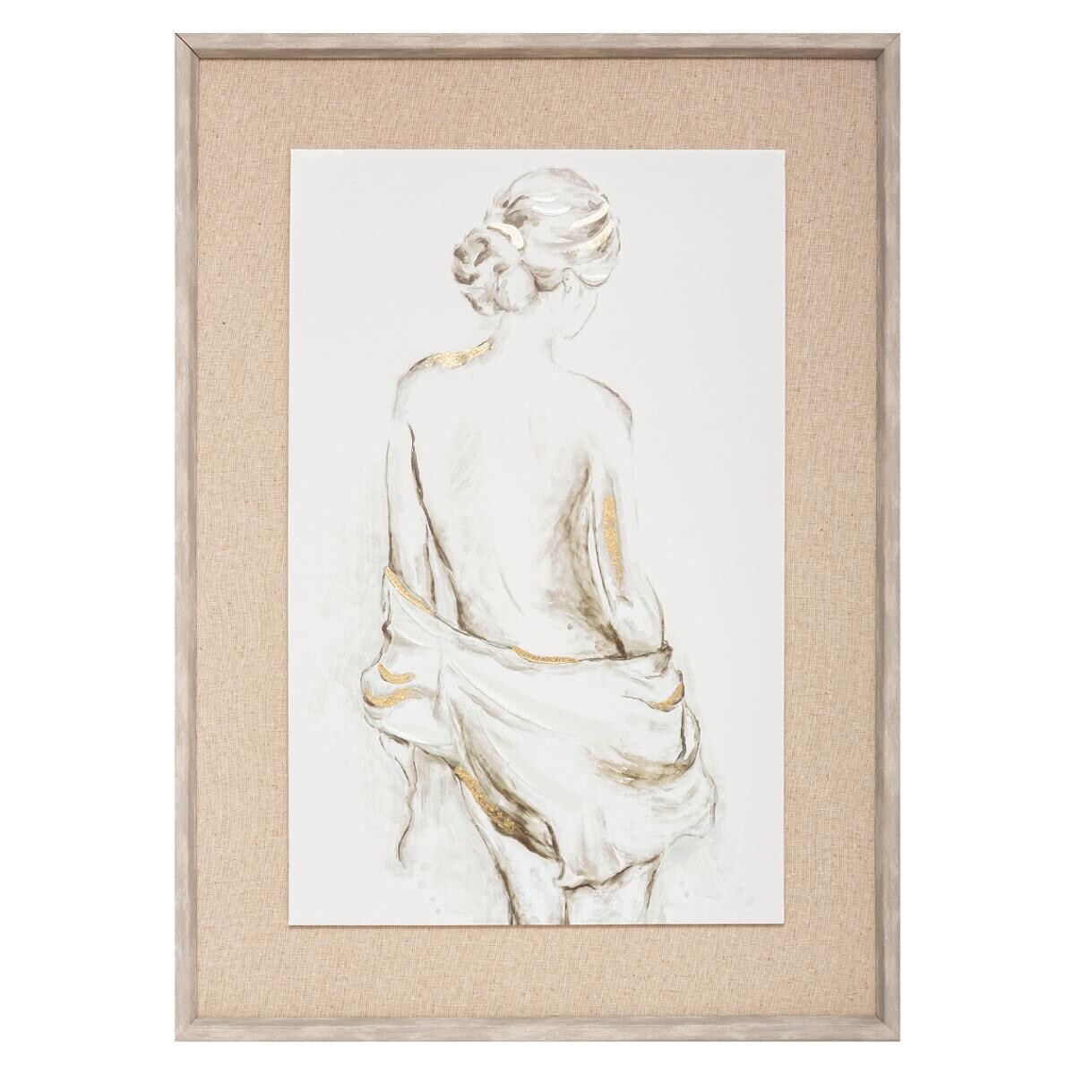 Framed canvas"Naked" 73x53 cm