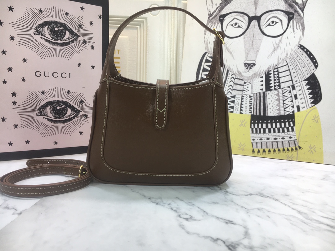 Replica Gucci Jackie 1961 Mini Hobo Bag 637092 Solid1:1High-quality replica