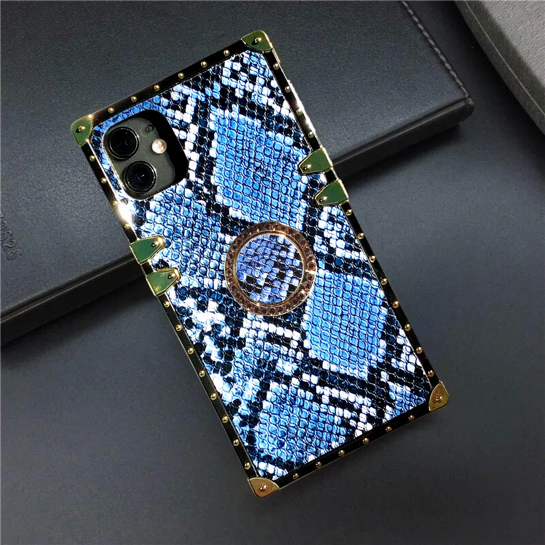 Samsung Case with Ring Blue Rattlesnake - Wholesale & Influencer
