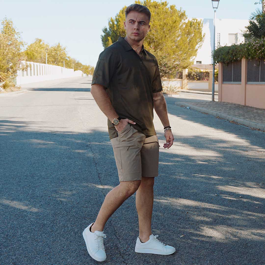 Men's Casual Quick-Dry 5 Pockets Cargo Short