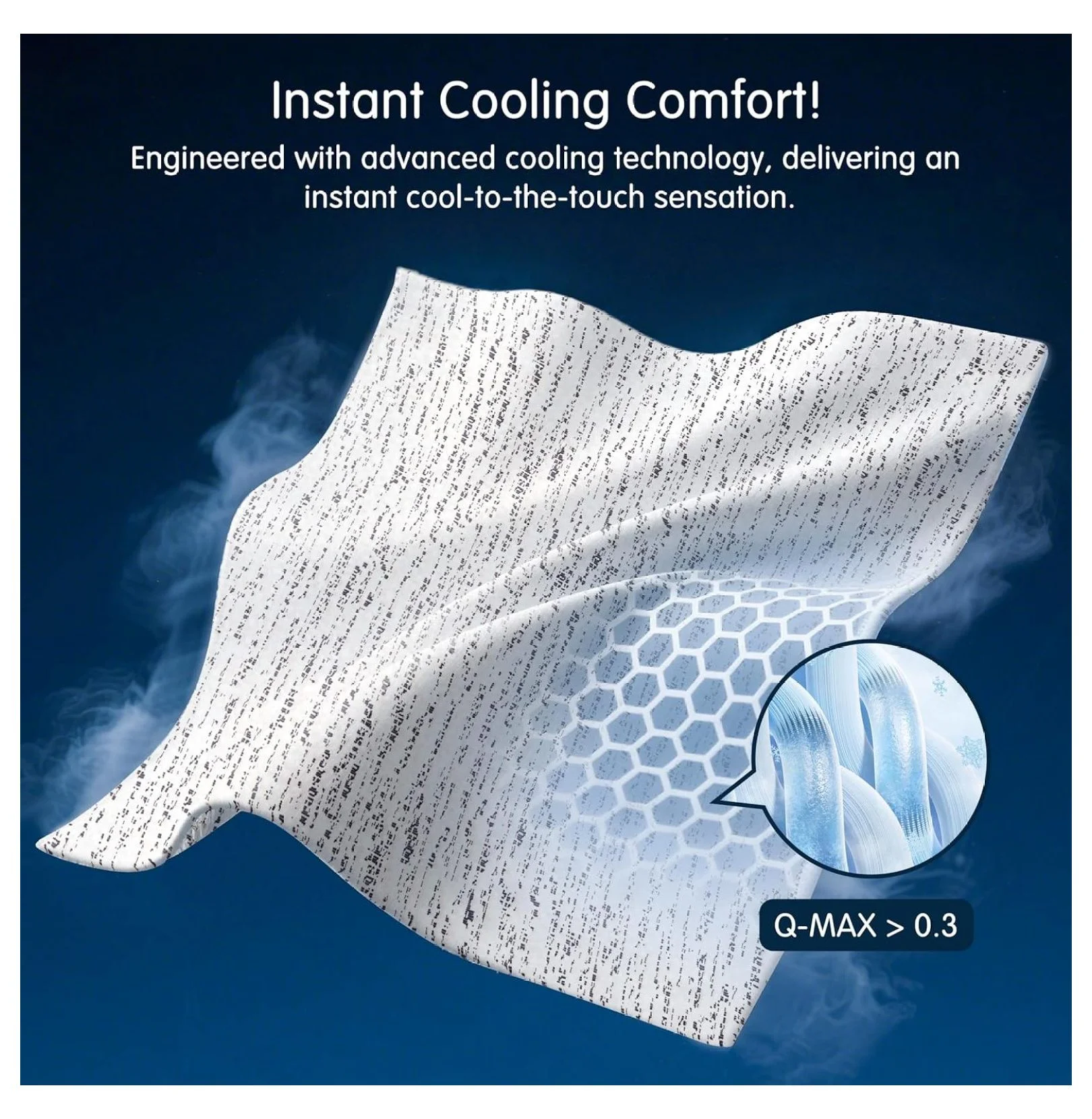 Cooling Mattress Topper King, 4 Inch Memory Foam Mattress Topper, Soft Bed Topper for Pressure Relief, Mattress Pad with Removable Washable Cover