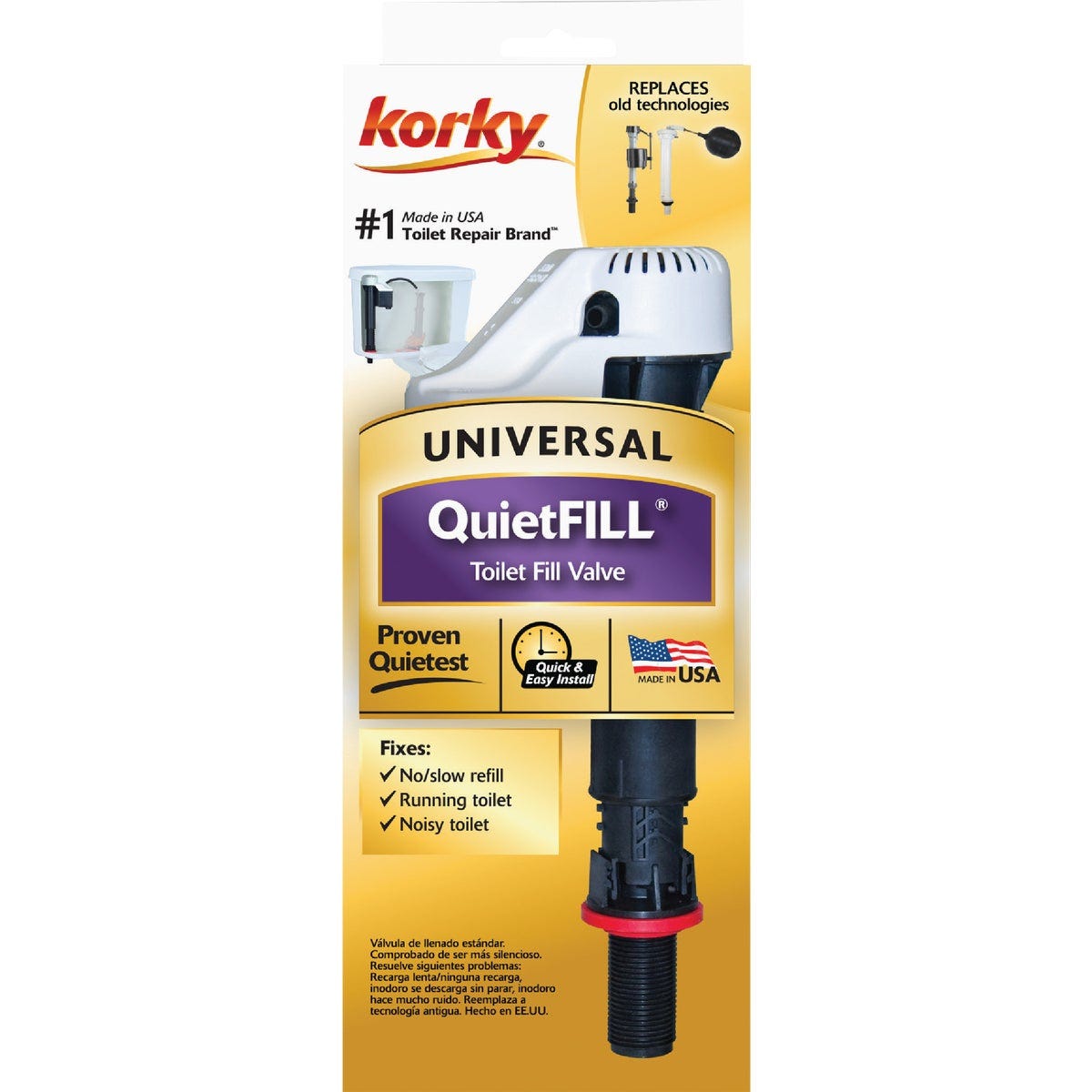 Korky QuietFill Toilet Fill Valve