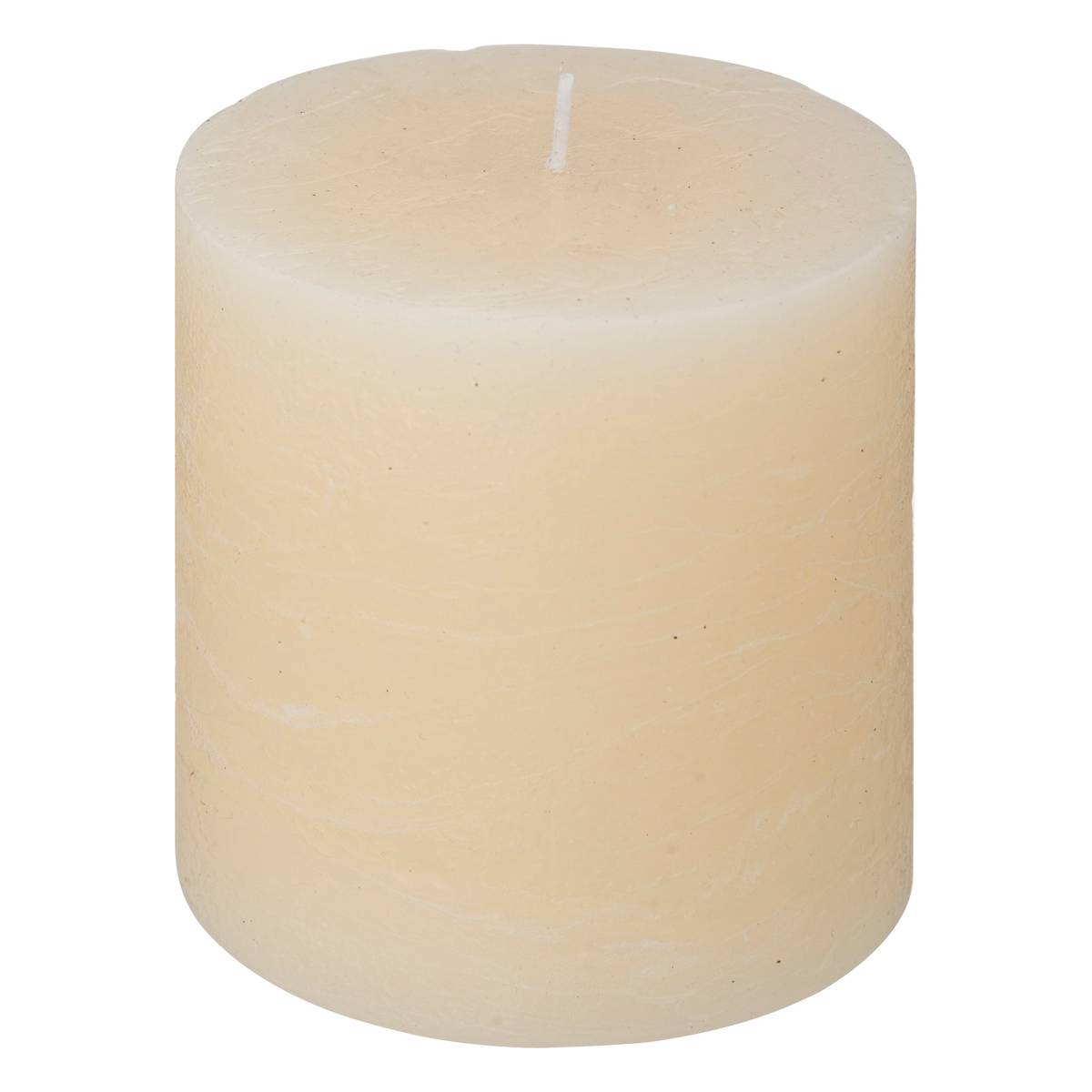Round candle "Olia" Ivory white, 663g