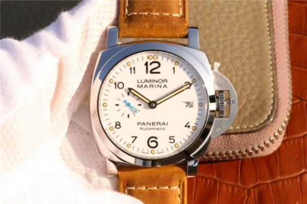 Replica Panerai PAM1499 S XF White Dial Brown Asso Strap P9010 - Top club