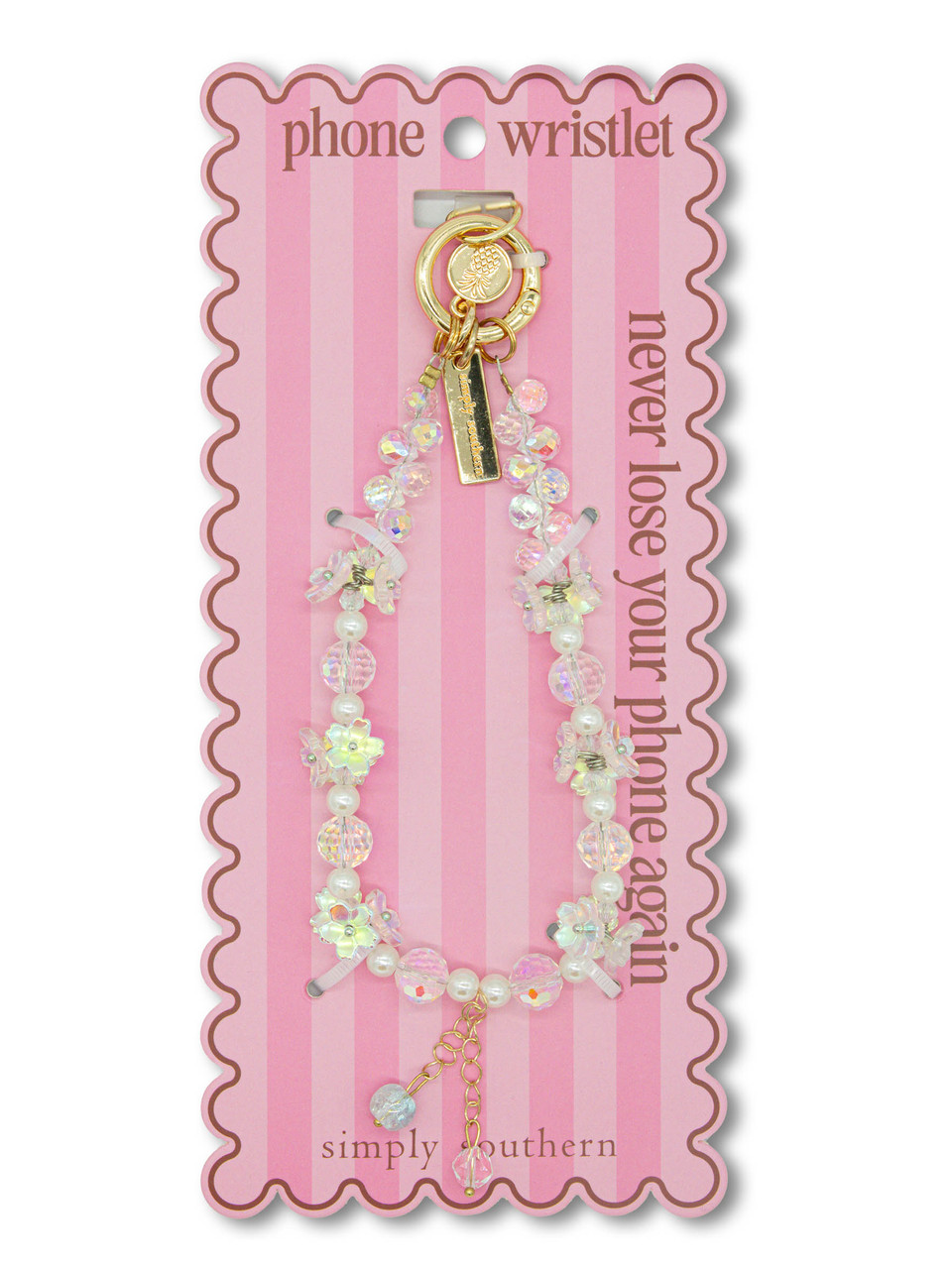 0126-PHNWRISTLET-TWODROP - Simply Southern Outlet