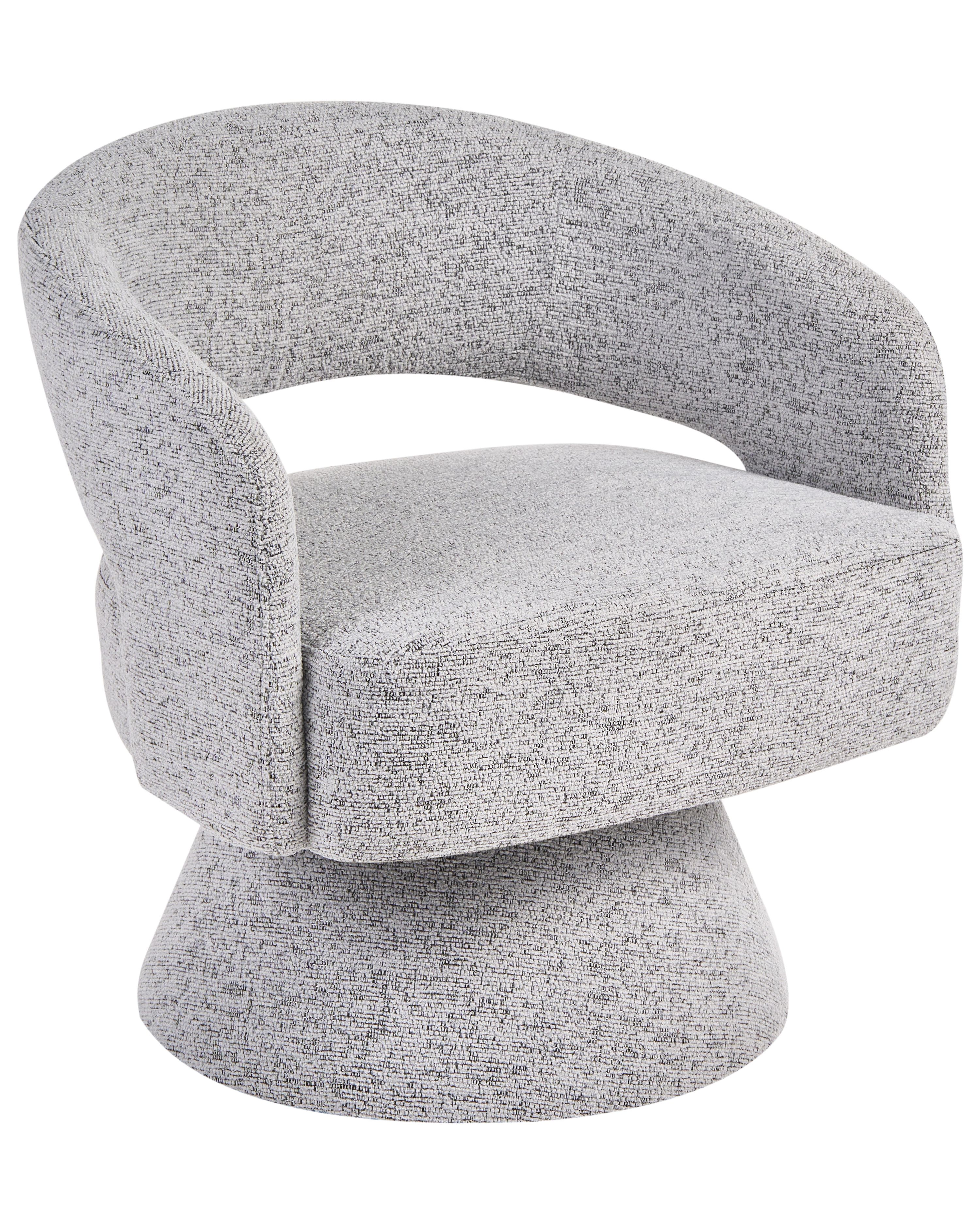 Swivel Armchair EIDAL Grey