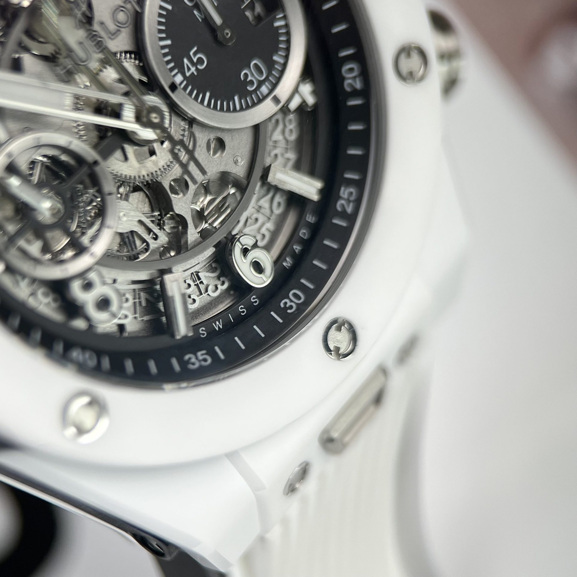 Hublot Replica 11 Watch Big Bang Unico White Ceramic Factory BBF 42mm - Top club