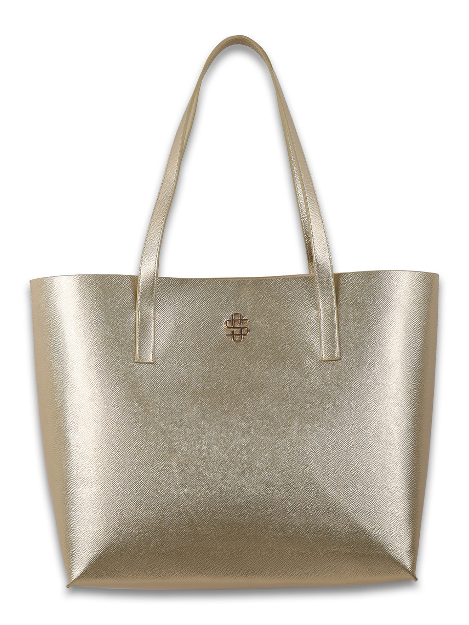 0126-BAG-LTHR-VGN-TOTE-GOLD - Simply Southern Outlet