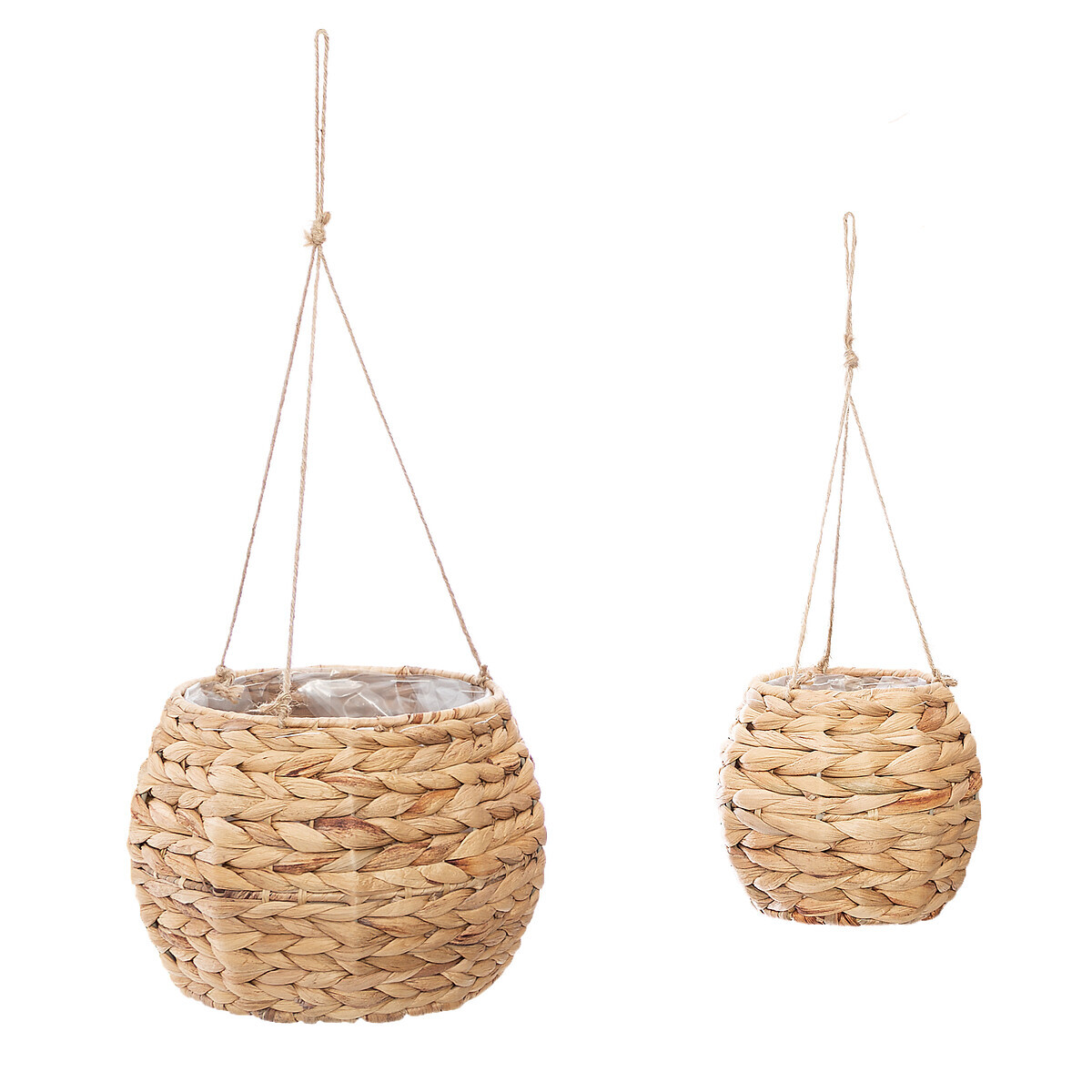 Set of 2 hanging pots "Hya Water hyacinth
