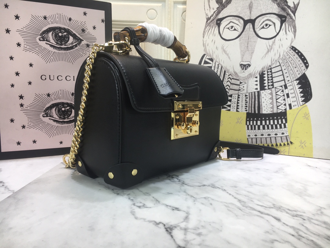 Replica Gucci Padlock Small Bamboo Shoulder Bag 6032211:1High-quality replica