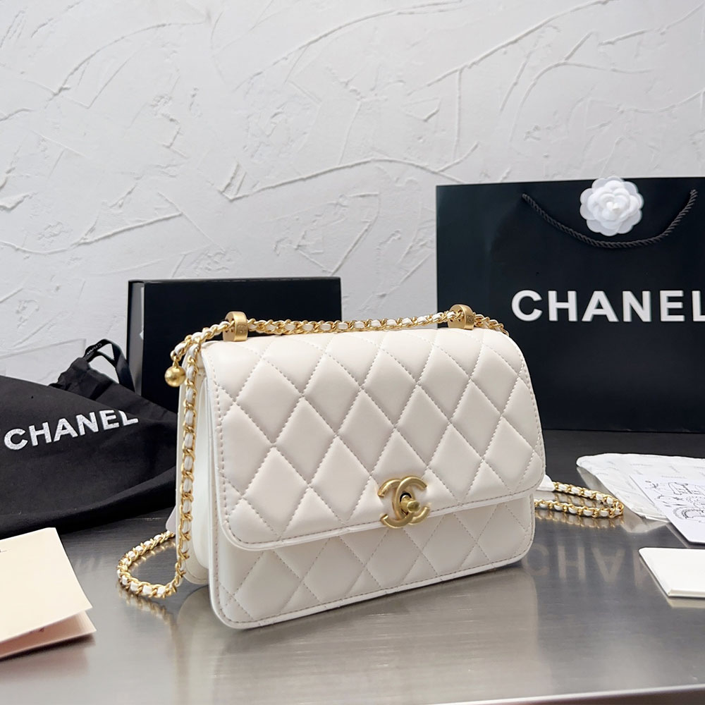 Chanel WOC Bag Double Golden Beads (Replica)1:1High-quality replica