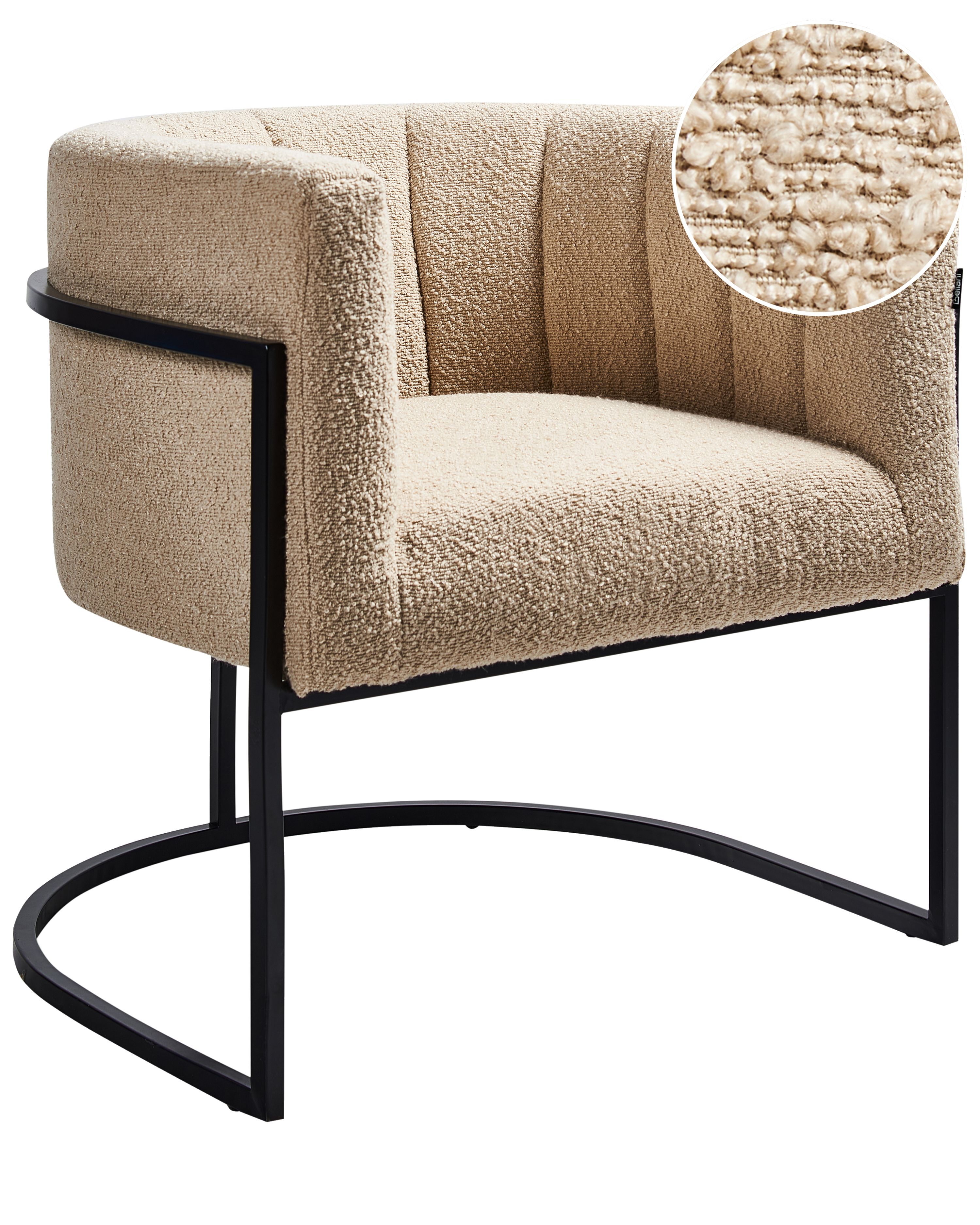 Armchair LARVIK II Boucle Beige
