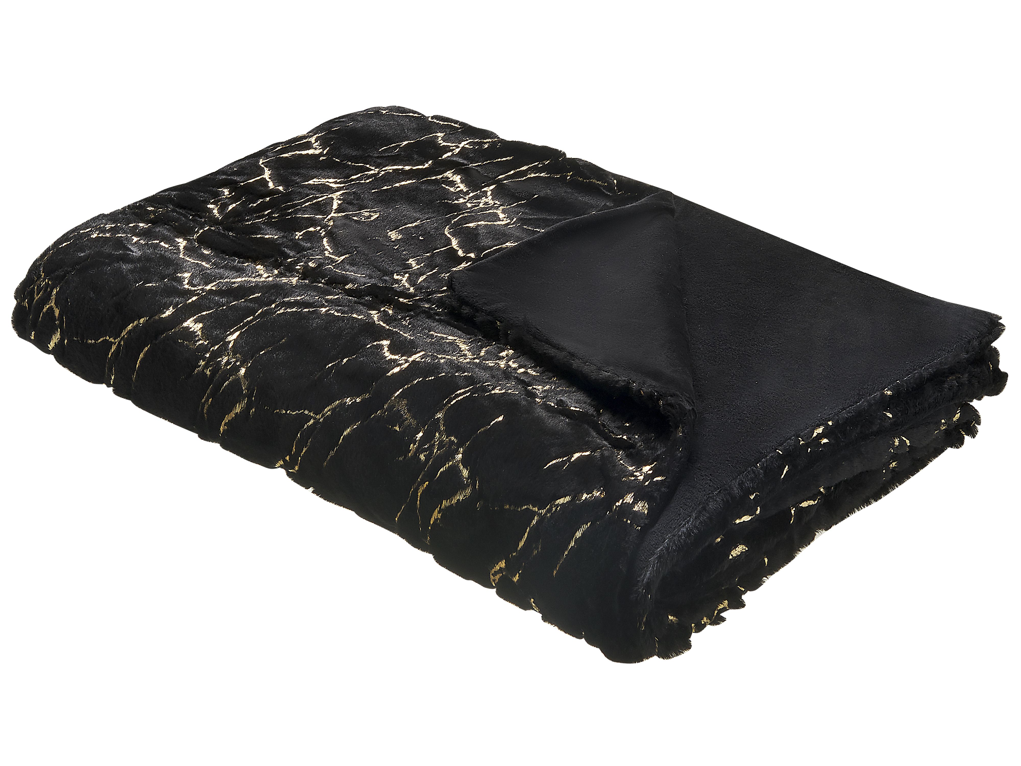 Blanket GODAVARI 130 x 180 cm Black
