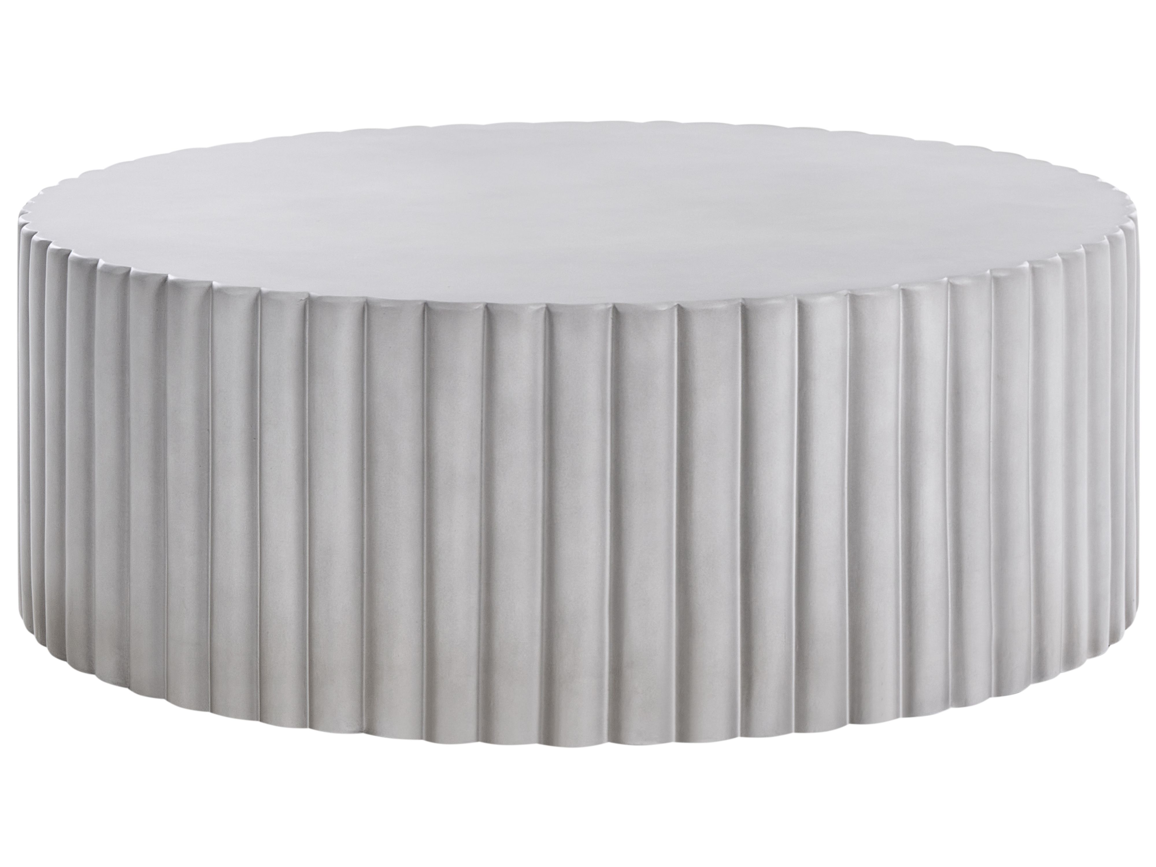 Coffee Table POZZA 117 cm 117 cm Grey