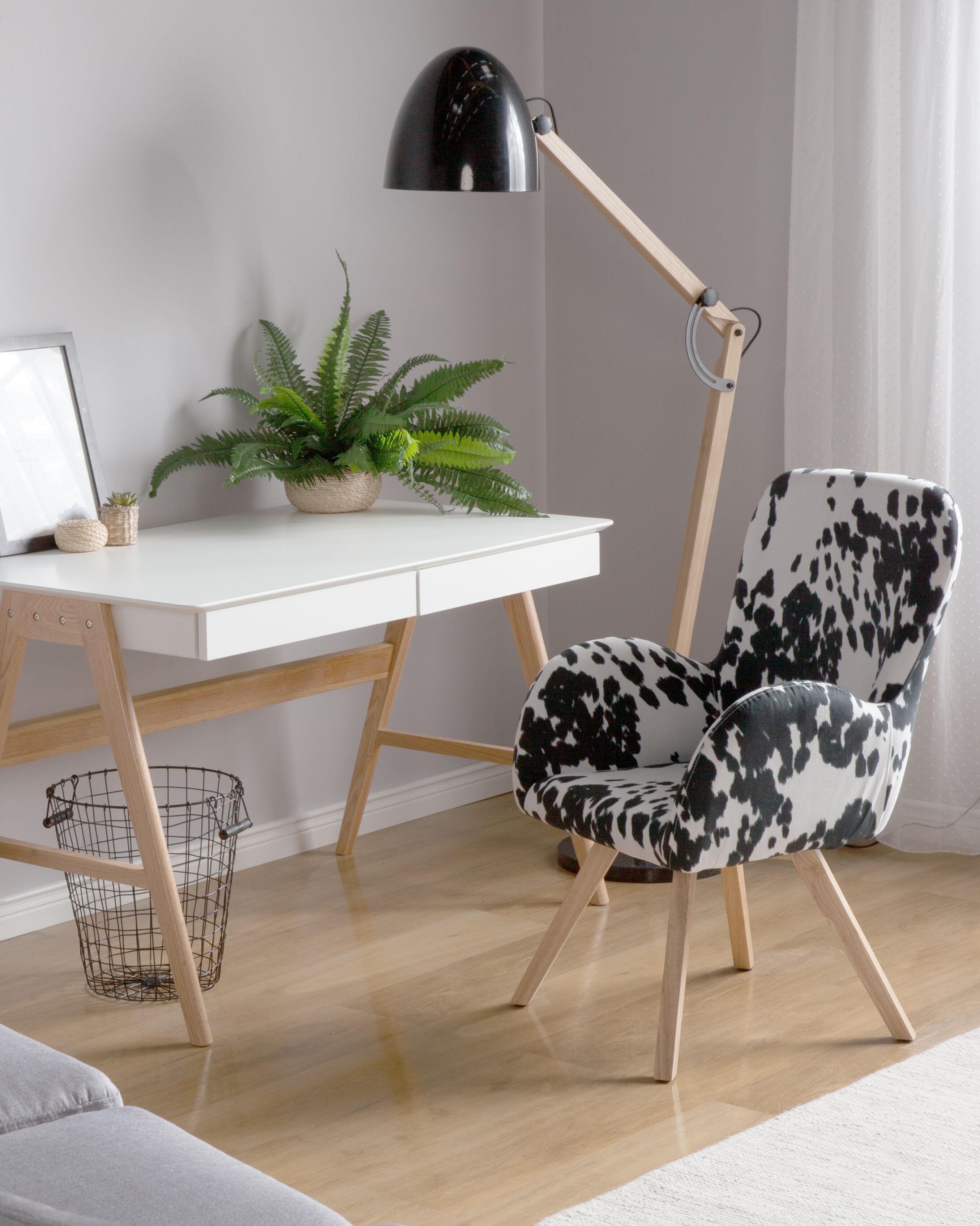 Armchair BJARN Fabric Black