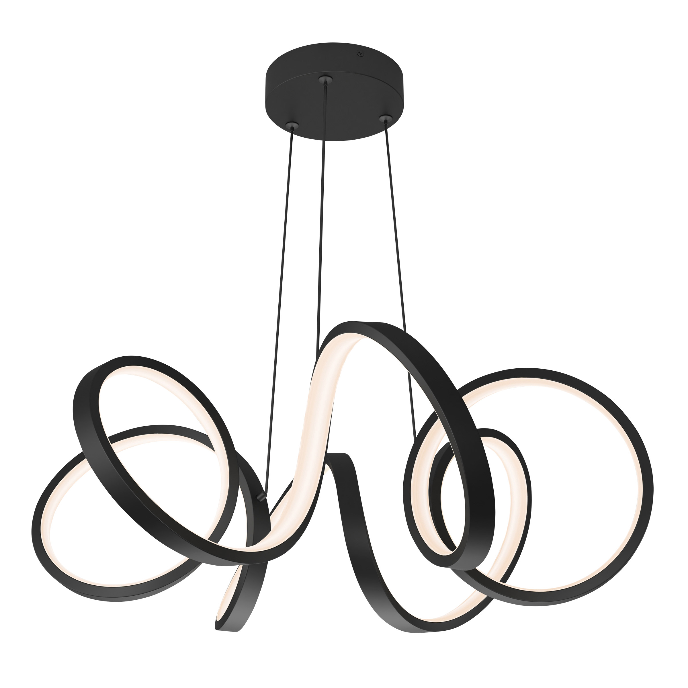 Artika Swirl Ribbon Integrated LED Pendant Light
