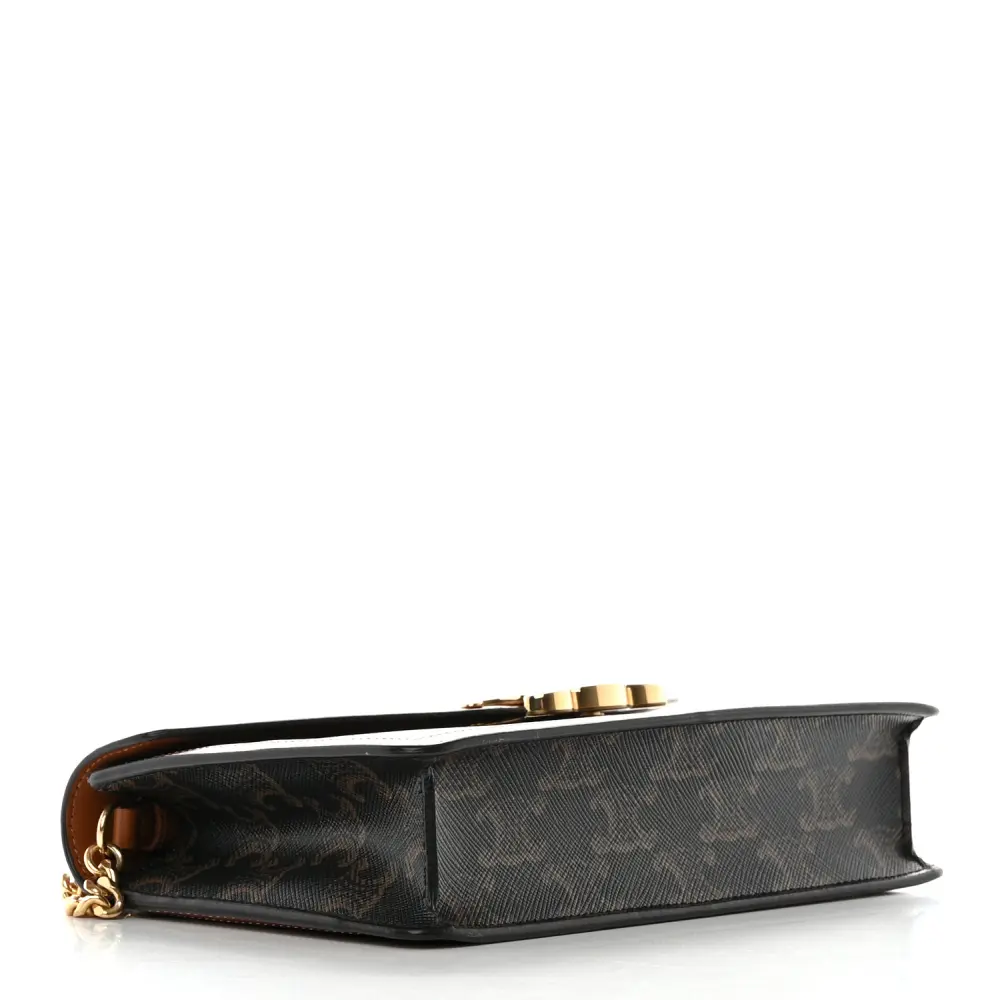 Replica Celine Wallet on Chain – Triomphe Canvas & Leather1:1High-quality replica