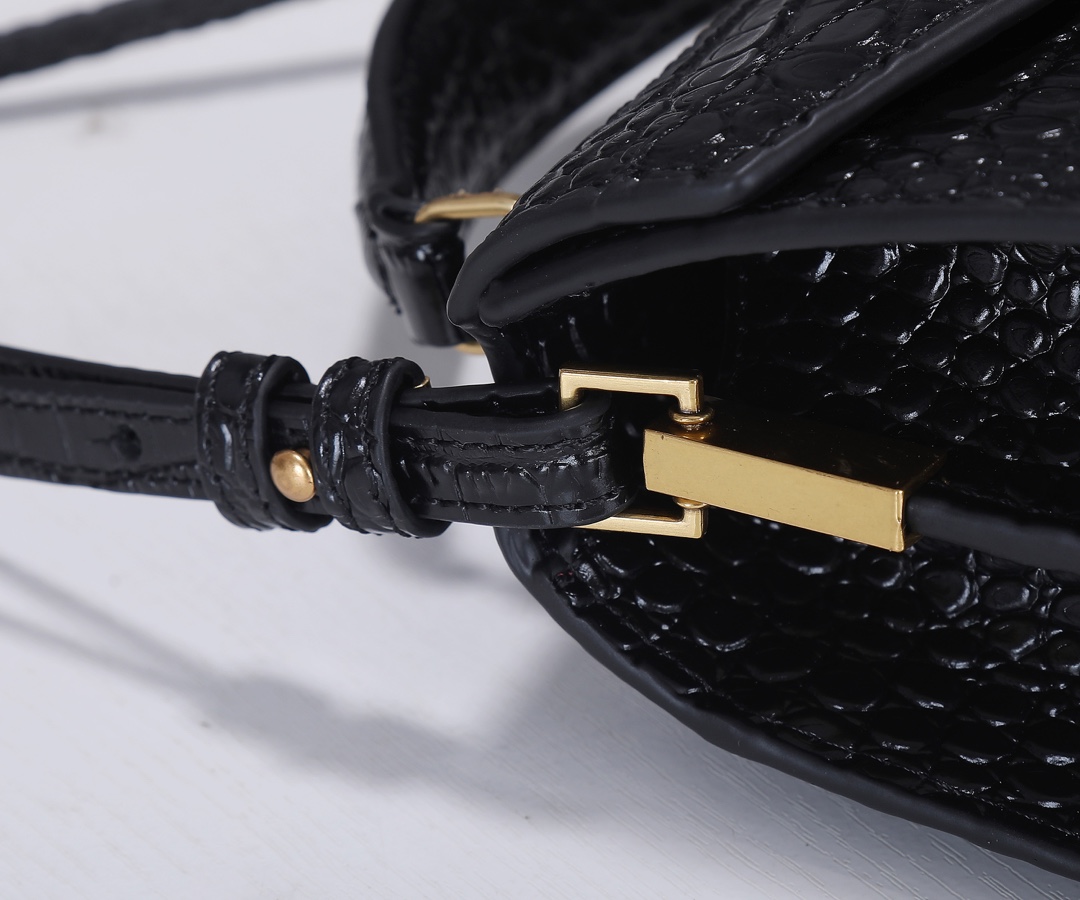 Replica Ysl Cassandra Crocodile Leather Mini Top Handle Bag1:1High-quality replica