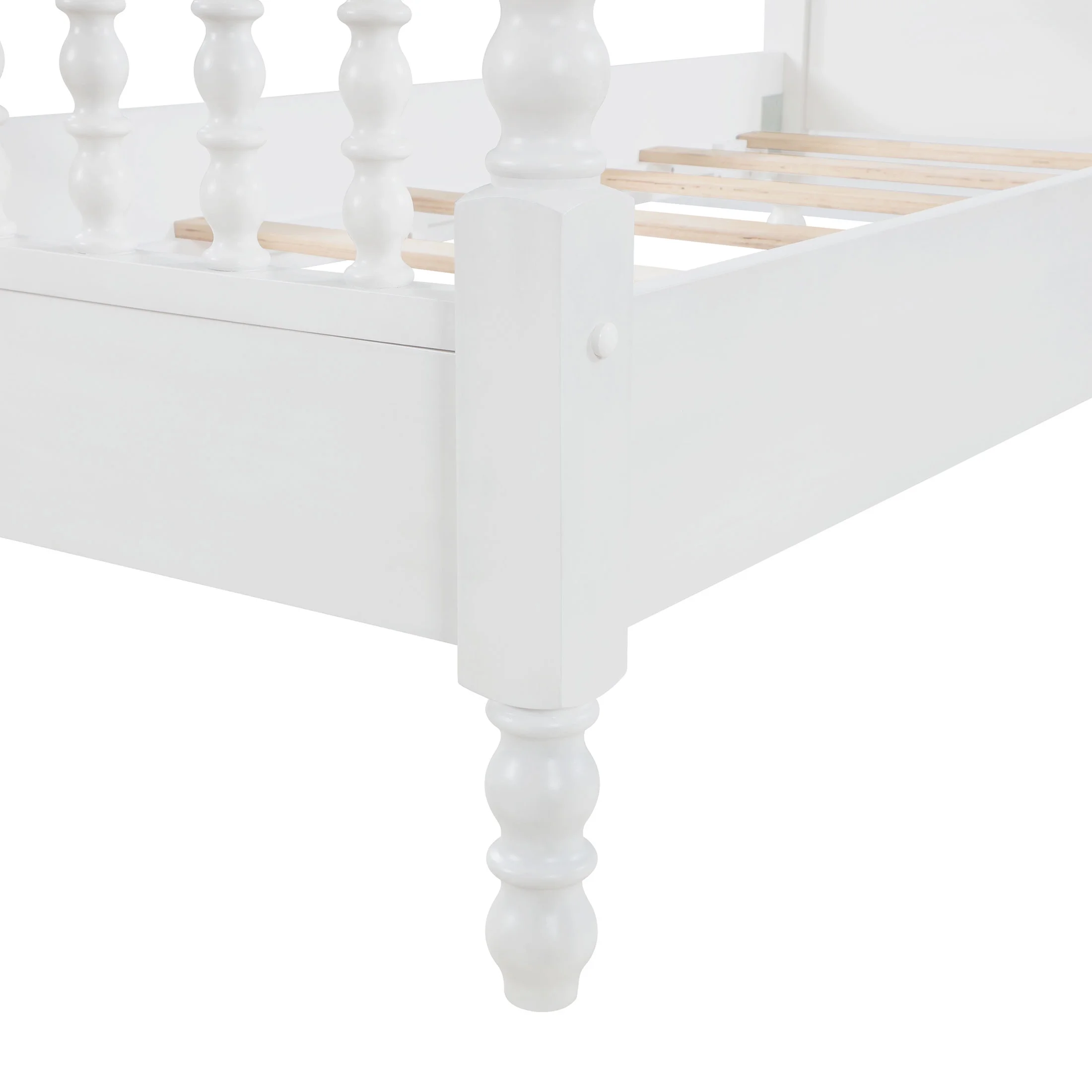 Pioneer Woman Harper Queen-Size Spindle Bed, Homestead Brown - Image 15