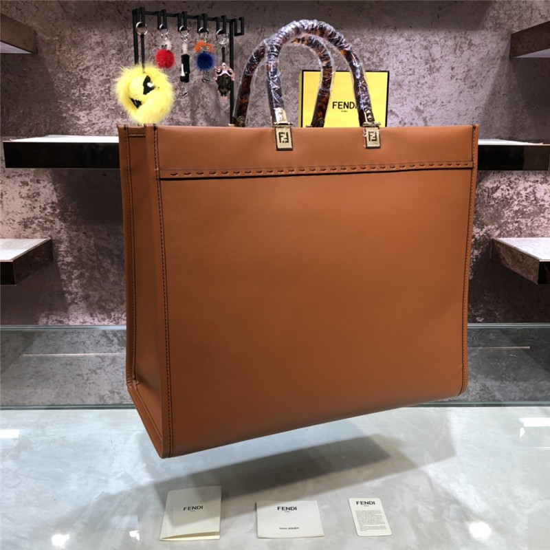 fendi sunshine tote brown - Replicaclubs