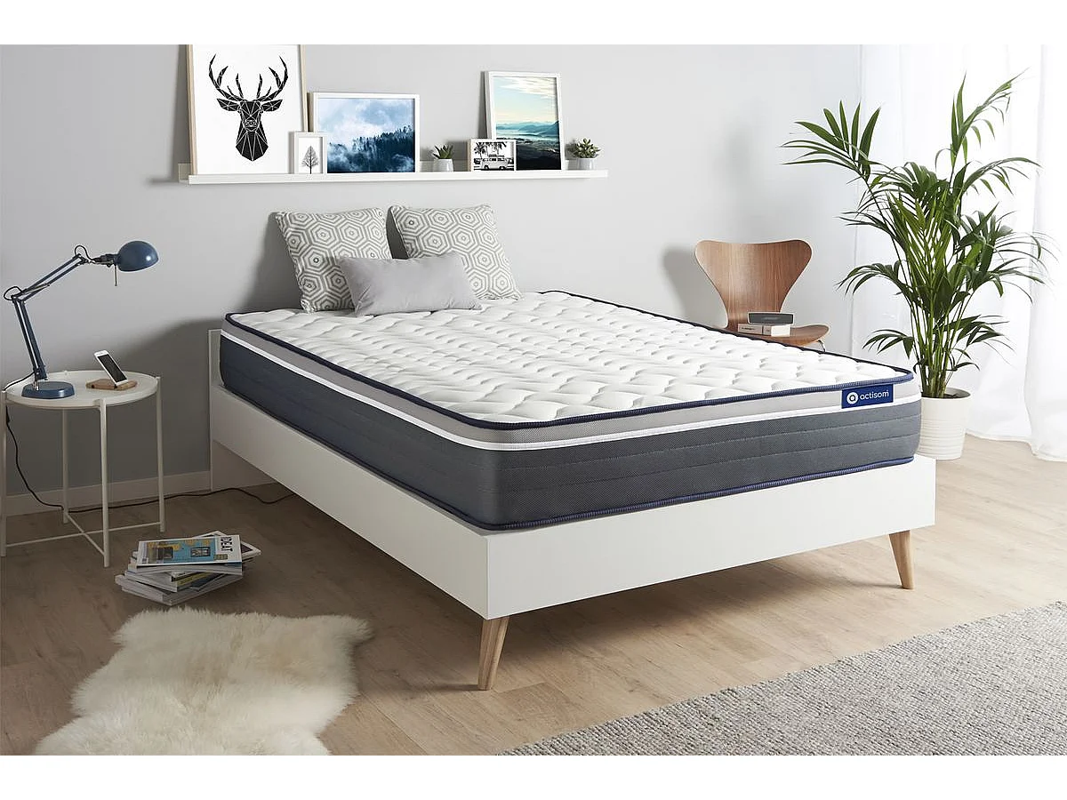 ACTISOM Matelas 160x200 Mémoire de forme Maxi épaisseur 7zones de confort
