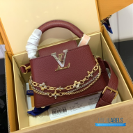 LV Capucines Mini (Jewelry-inspired chain)1:1High-quality replica