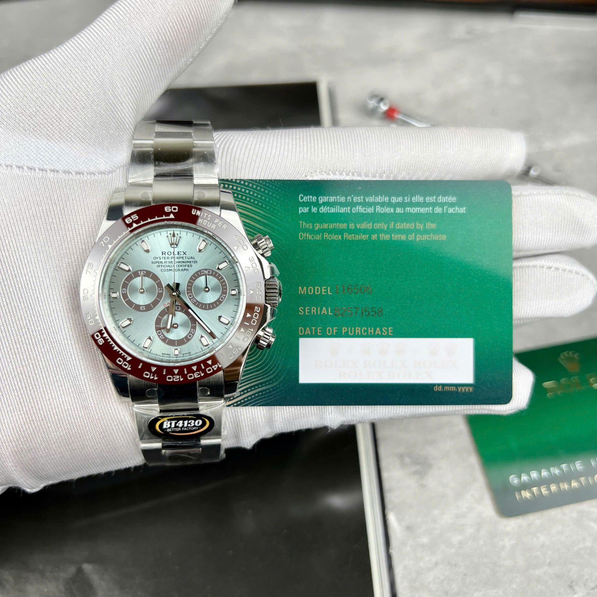 Rolex Daytona Replica 11 Watch Ice Blue Dial BT Factory 40mm - Elite Watch Atelier