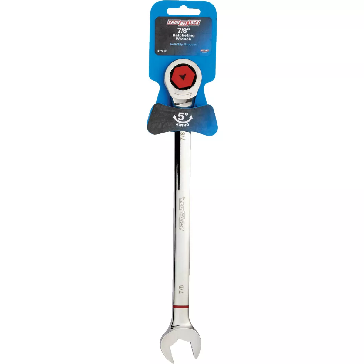 Channellock Standard 7/8 In. 12-Point Ratcheting Combination Wrench