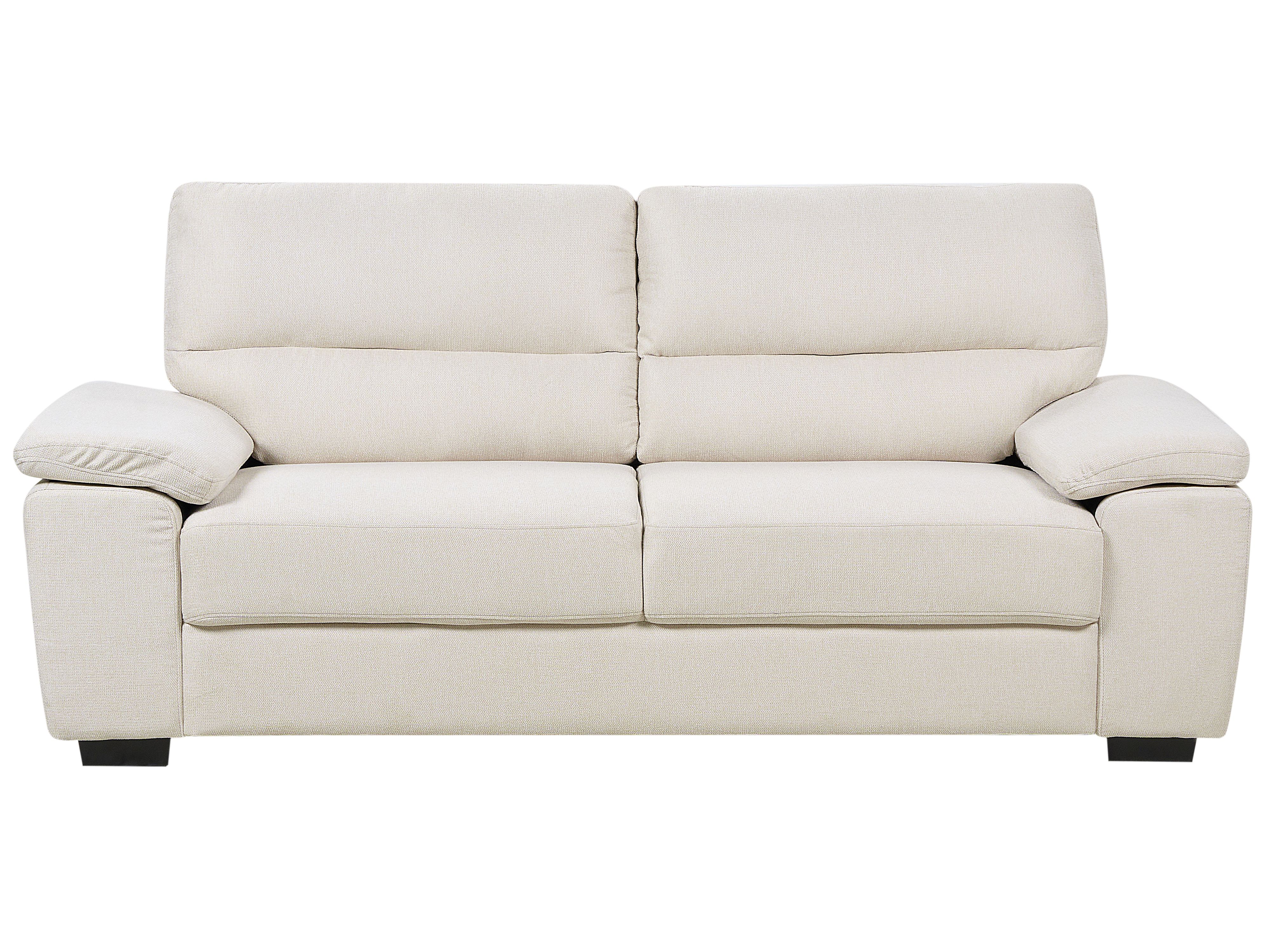 Sofa 3 Seater VOGAR Fabric Light Beige