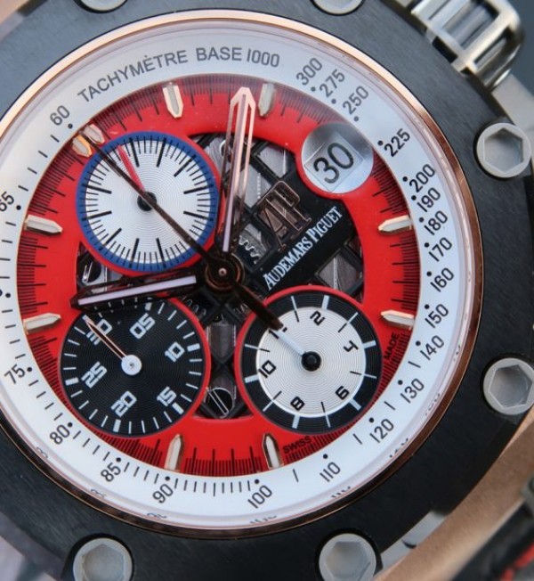 Replica Audemars Piguet JF Royal Oak Offshore 26078 RG Skeleton Dial A3126 - Top club
