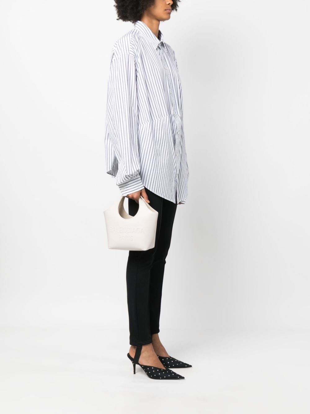 Balenciaga Bag Dupe Mary-Kate XS leather tote bag - Replicaclubs