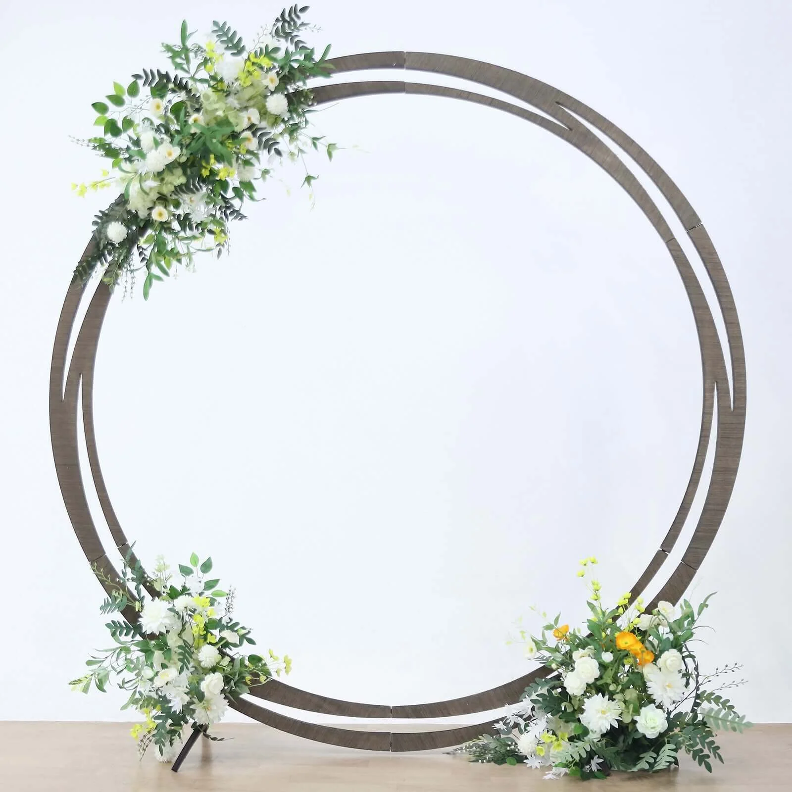 Efavormart 7FT Rustic Square Wedding Arch Wooden Backdrop Stand, Wedding Ceremony Arch - Brown - Image 50