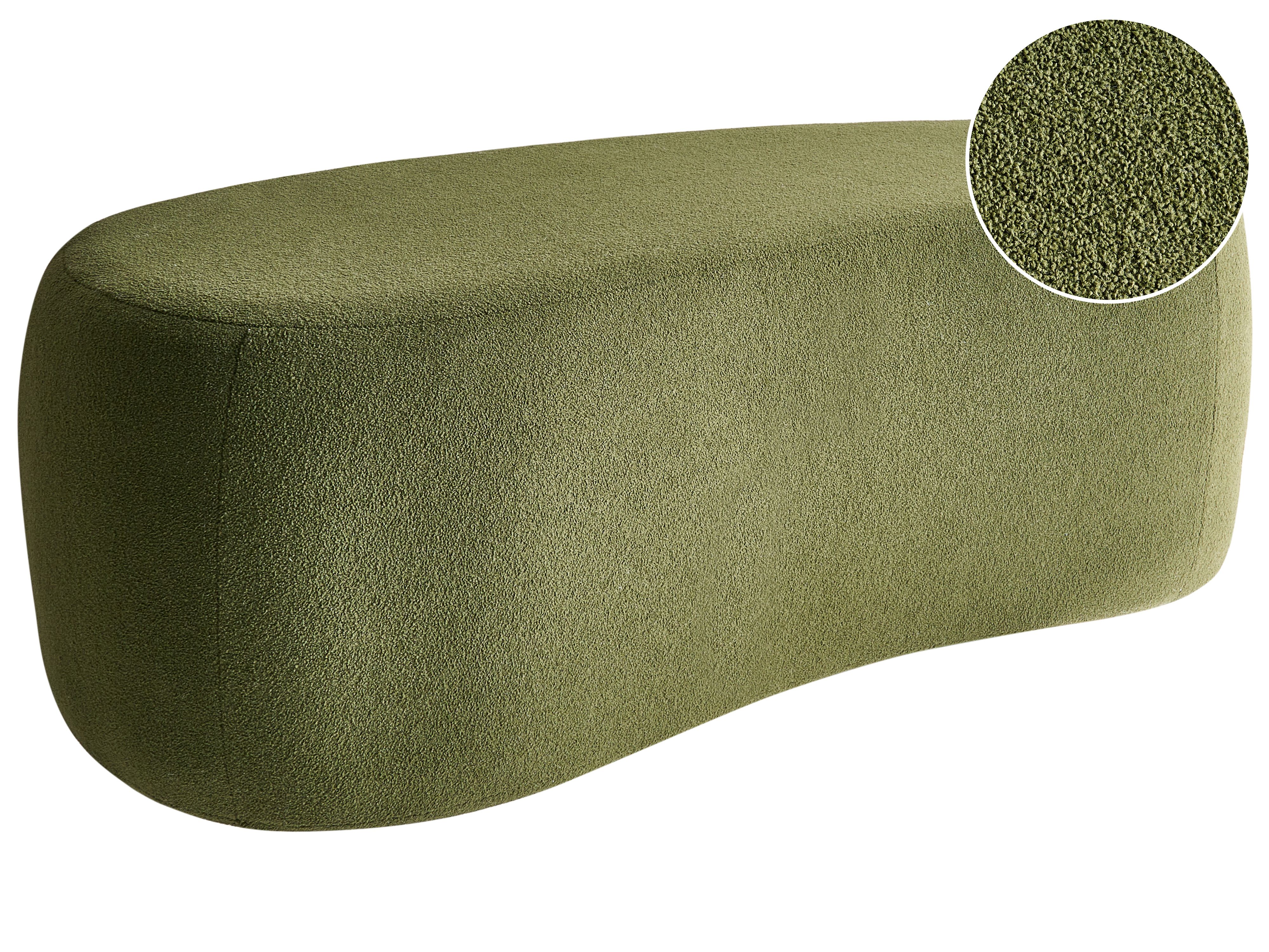 Pouffe BAYARD Boucle Green