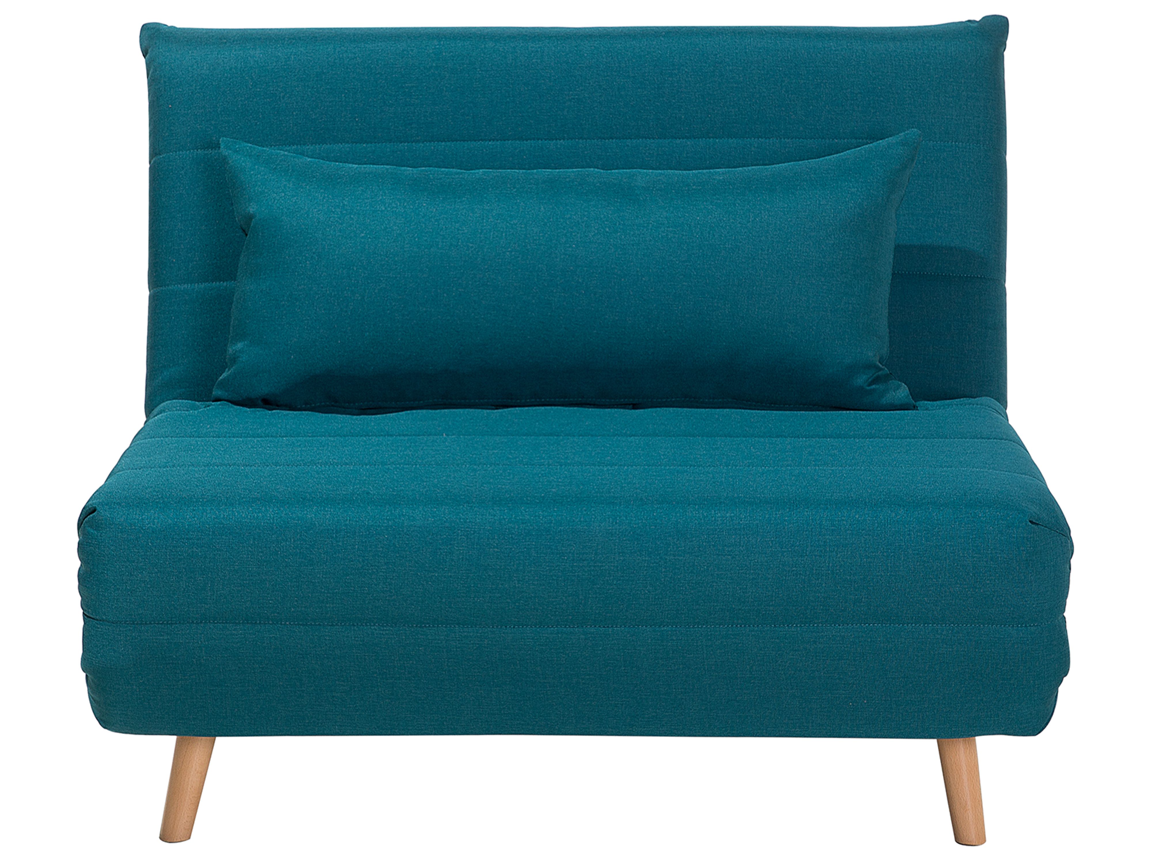Single Sofa Bed SETTEN Fabric Sea Blue