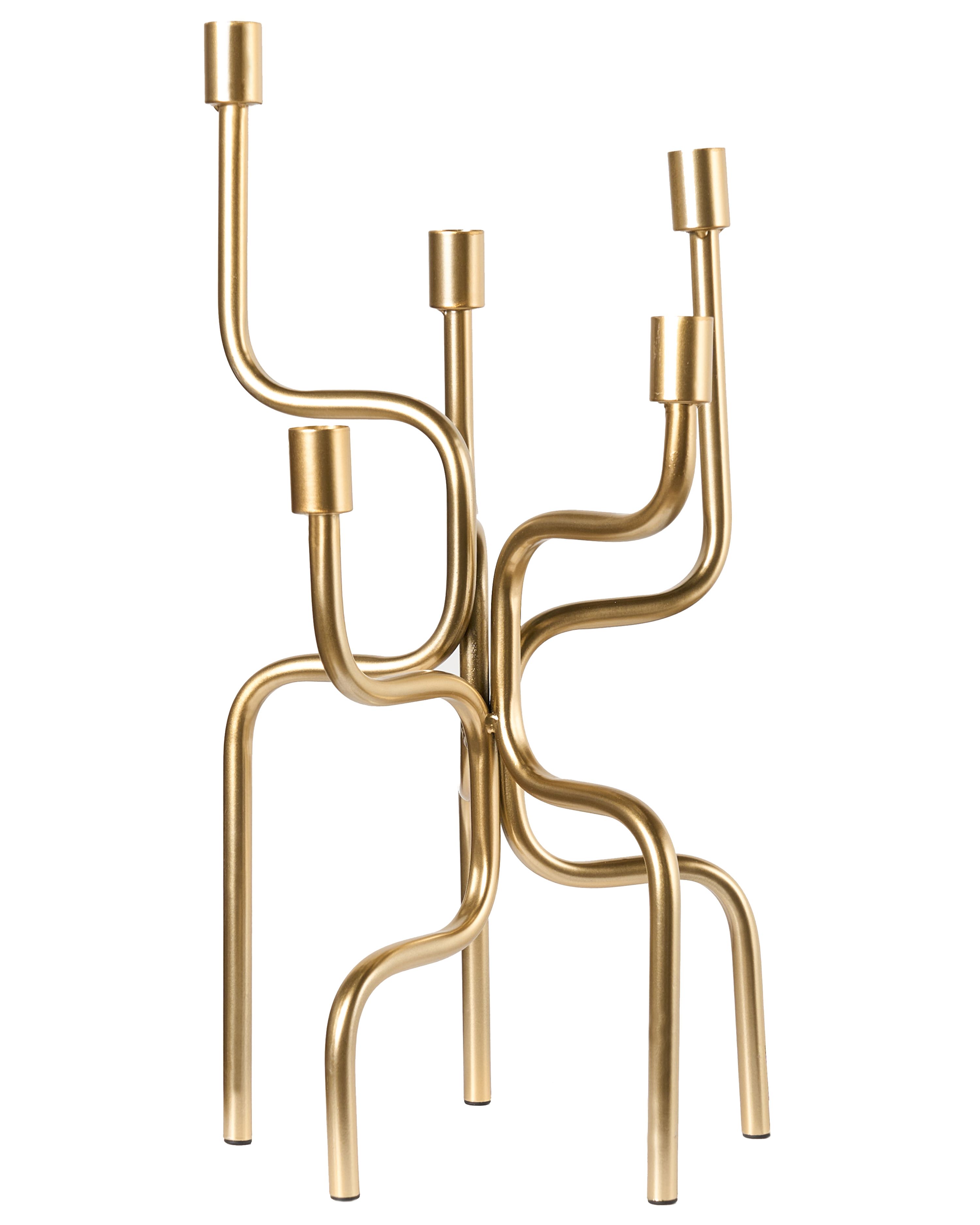 Candle Holder PORRTELA Metal 50 cm Gold