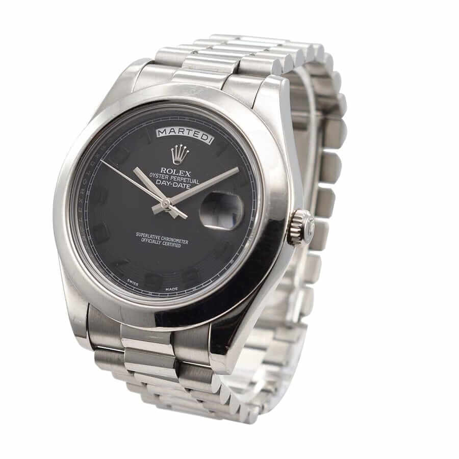 Rolex 218206 Black Dial Replica - Elite Watch Atelier