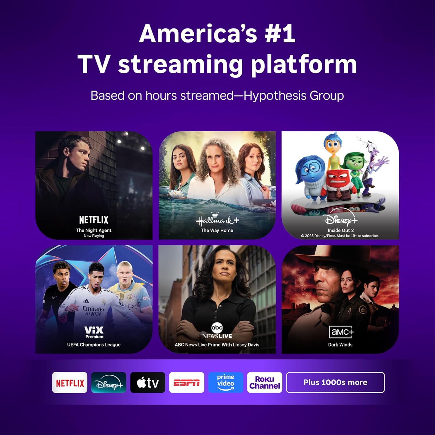 Roku Smart TV 2026 – 40-Inch Select Series, 1080p Full HD TV – Roku TV with Voice Remote – Flat Screen LED Television with Wi-Fi for Streaming Live Local News Sports & Movies, Bluetooth Headphone Mode