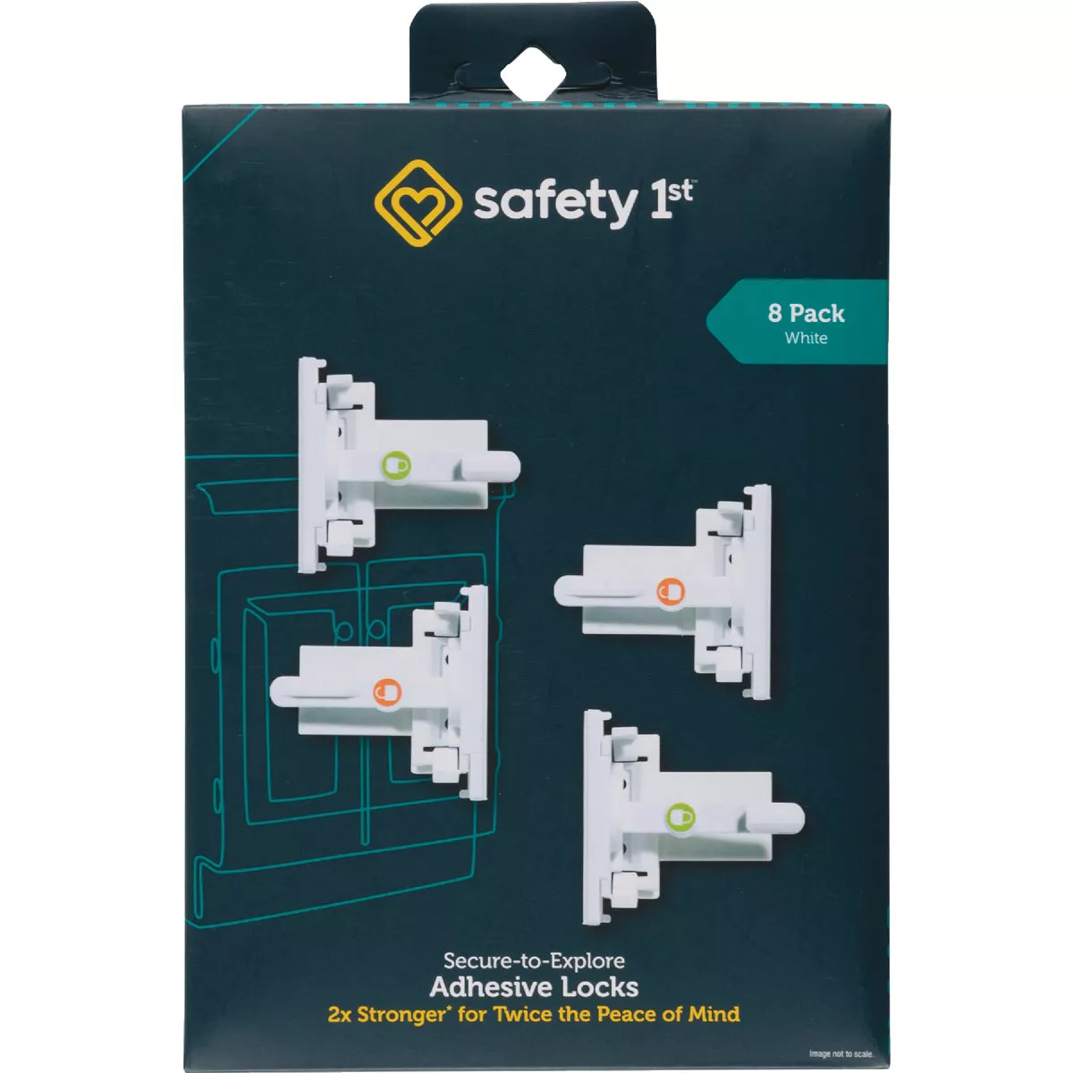 Safety 1st Secure-to-Explore Adhesive Locks (4-Pack)