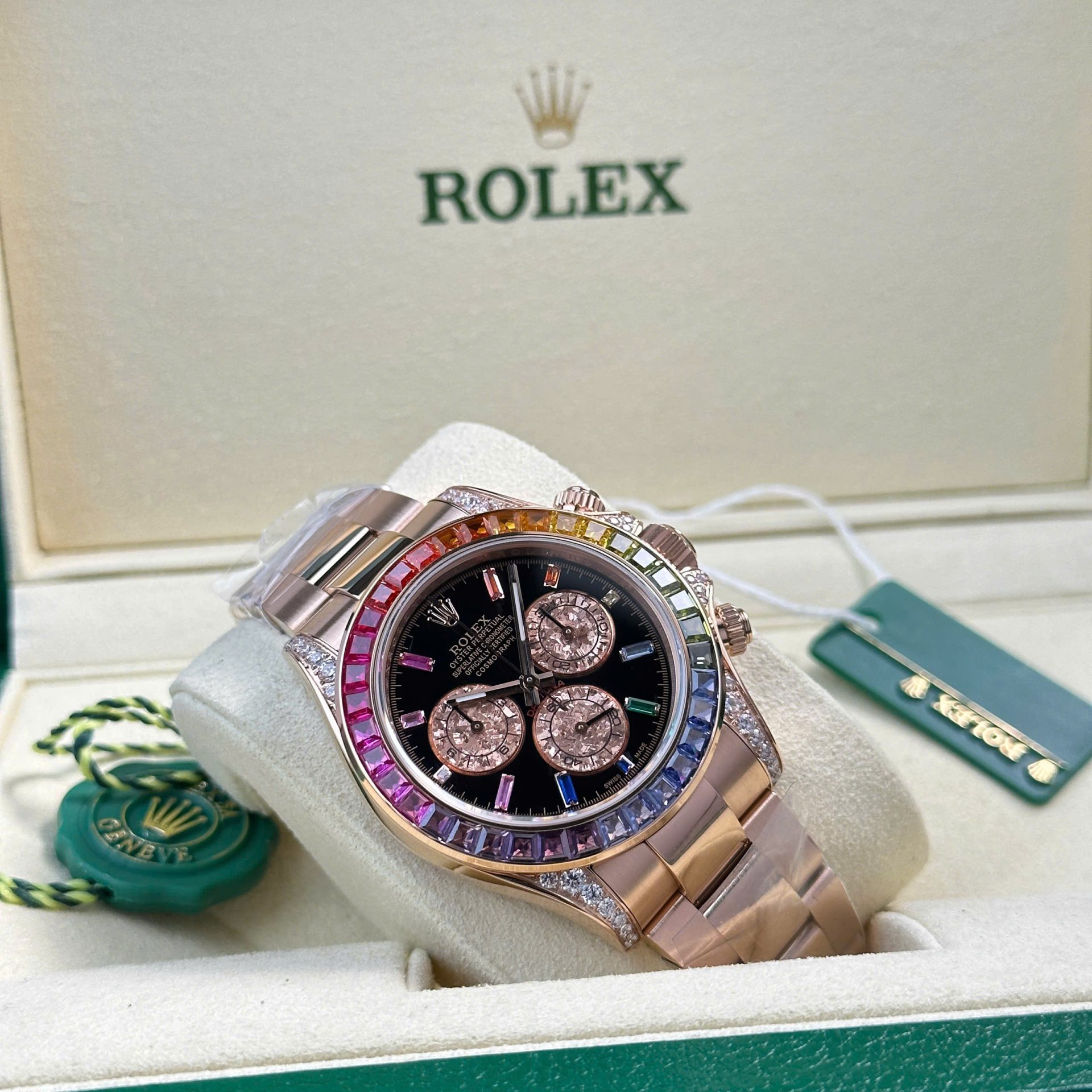 Rolex Cosmograph Daytona Rainbow 116595 Best Replica Watch BT Factory 40mm - Top club