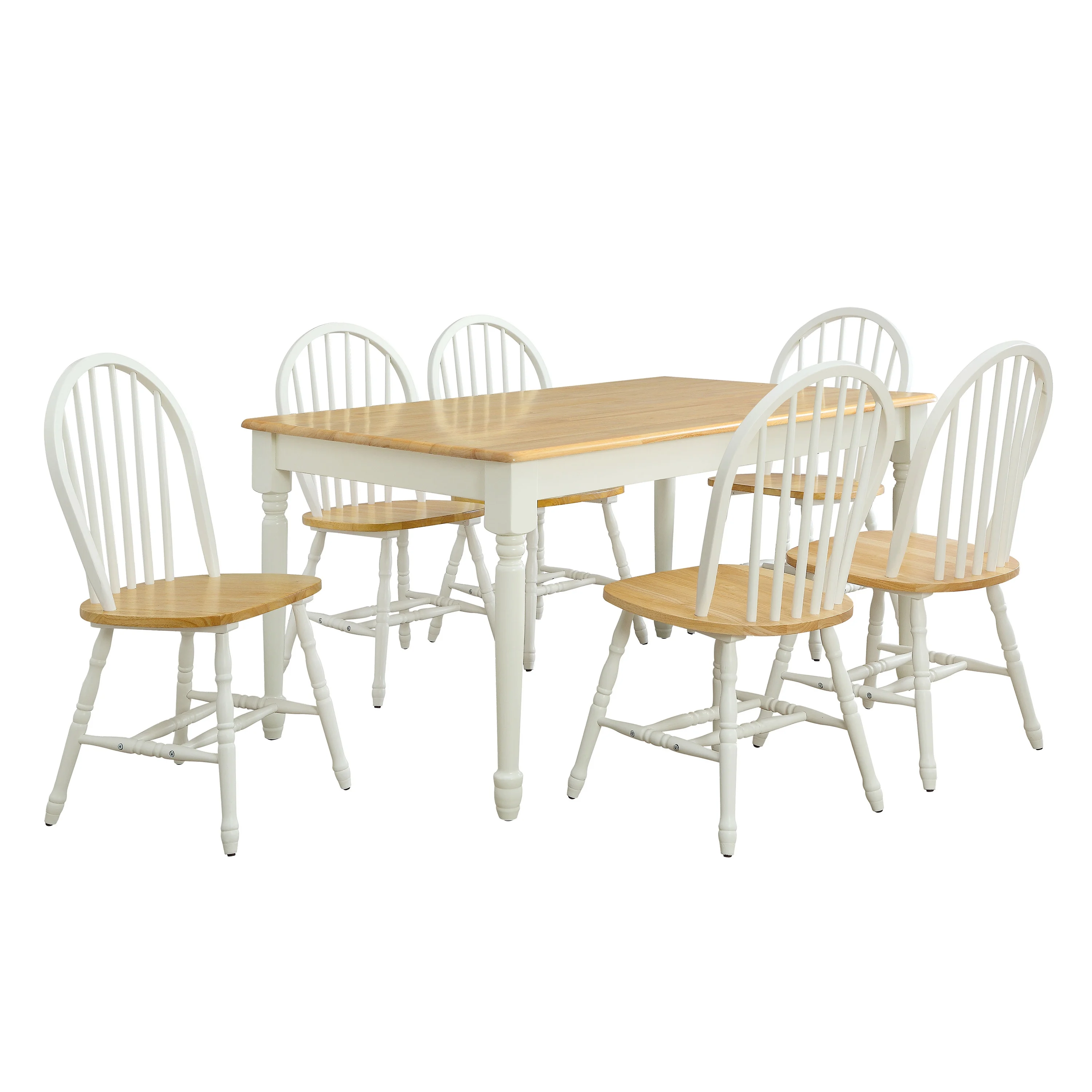 Better Homes and Gardens Autumn Lane Farmhouse Dining Table, Multiple Finishes - Image 7