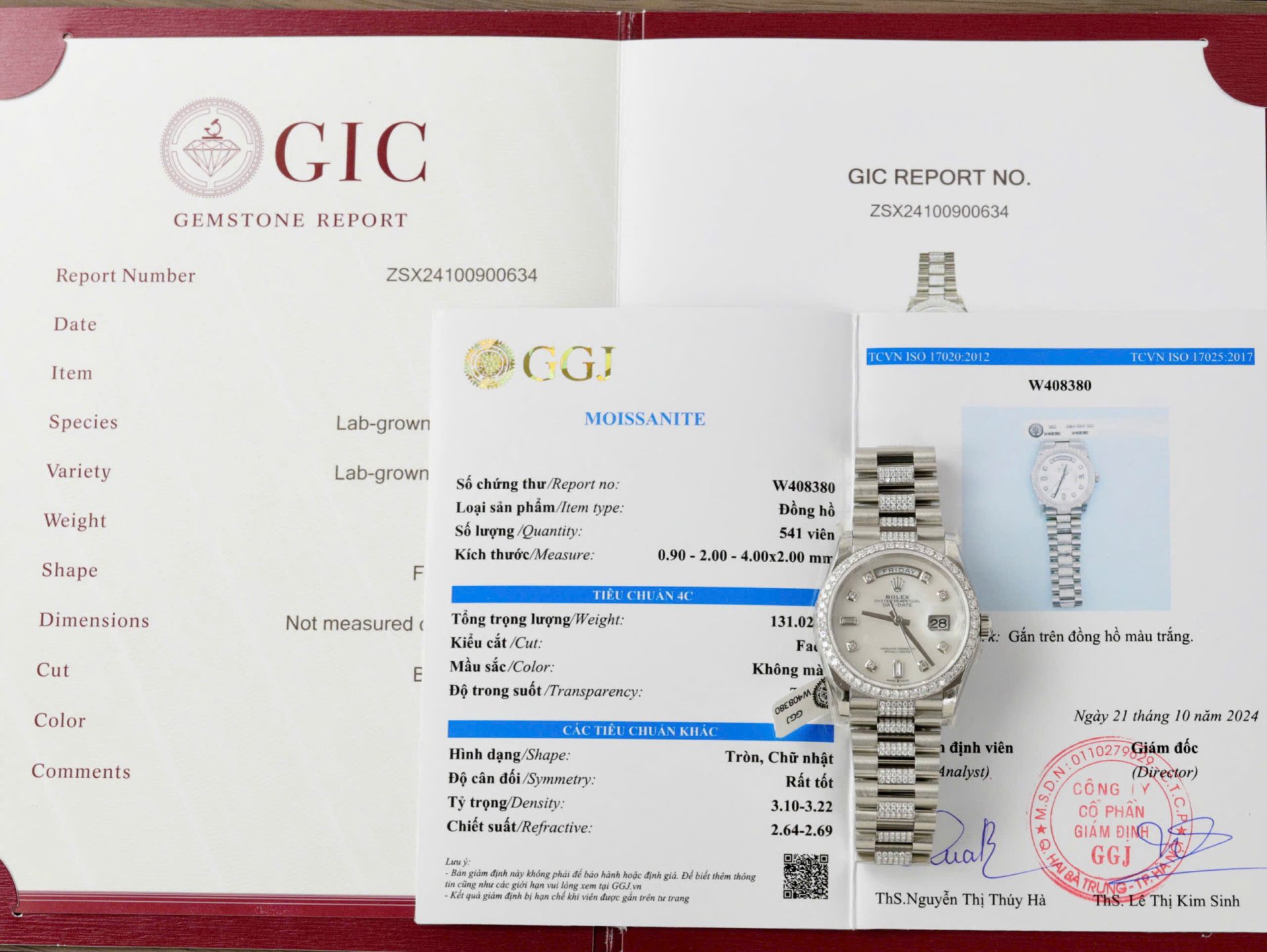 Rolex Day-Date Dial MOP Best Replica Watch Custom Moissanite Diamonds 36mm - Top club