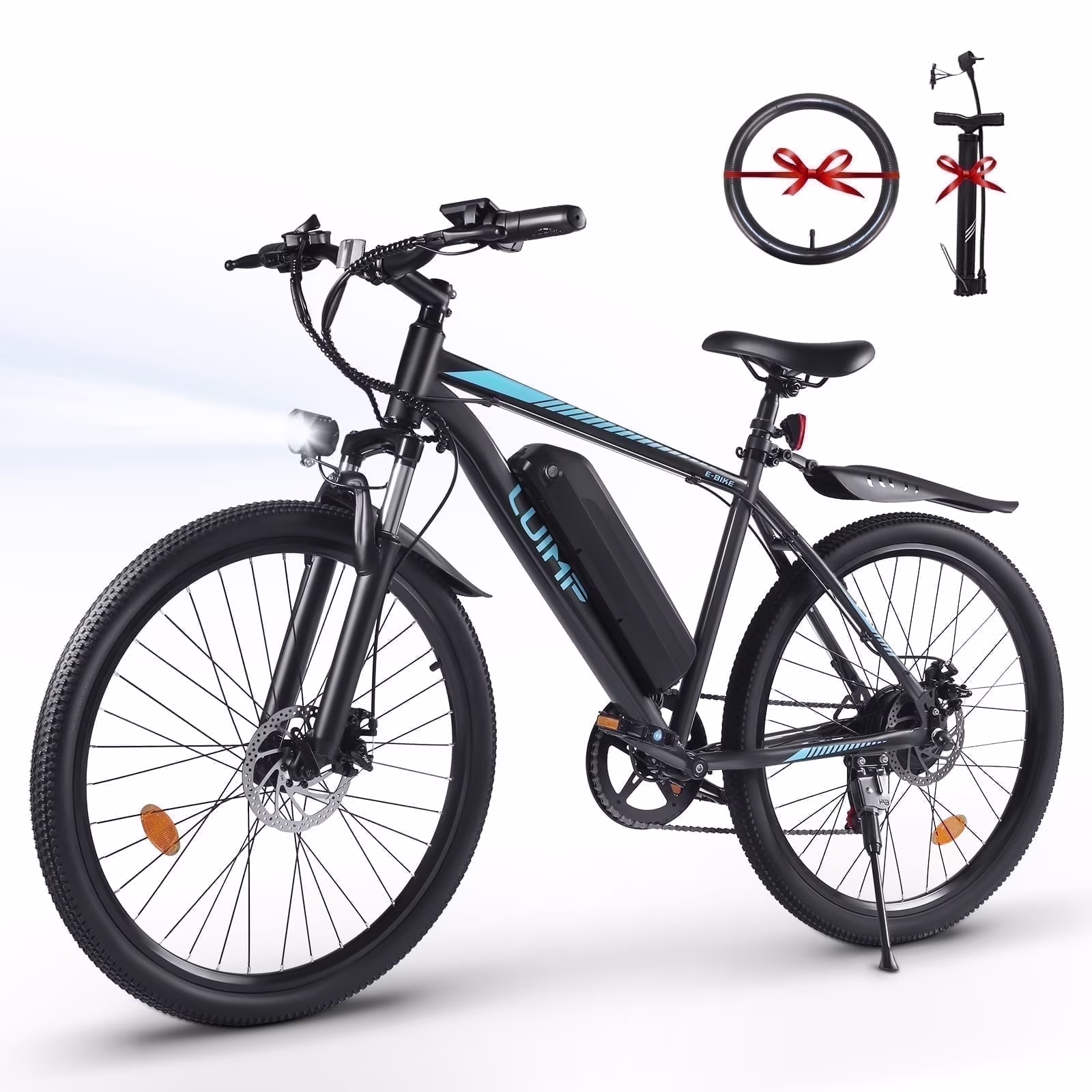 Hipatoo 26" Electric Bike 500W 20MPH E-bike, 36V 10.4Ah Battery, Ebike for Adults, E Bike UL2849