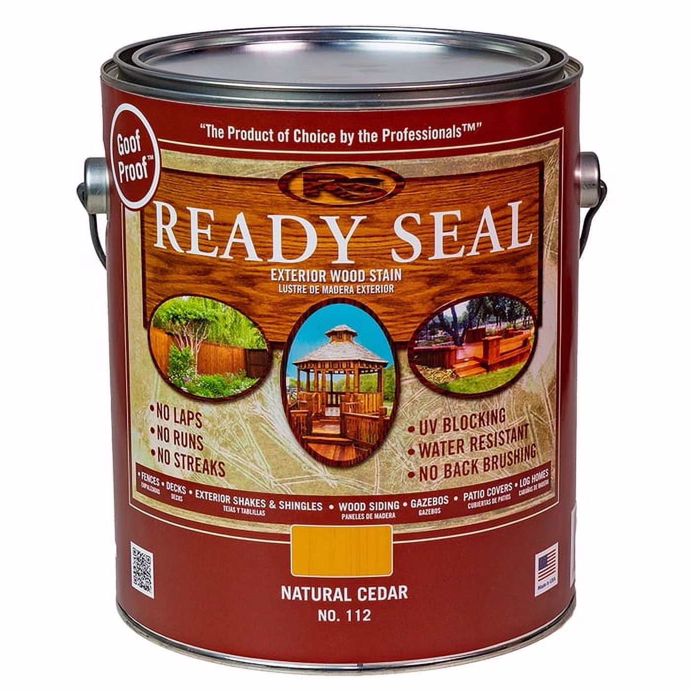 Ready Seal Exterior Stain & Sealer Wood Finish, 3.78541 L, 4 Pieces Pack
