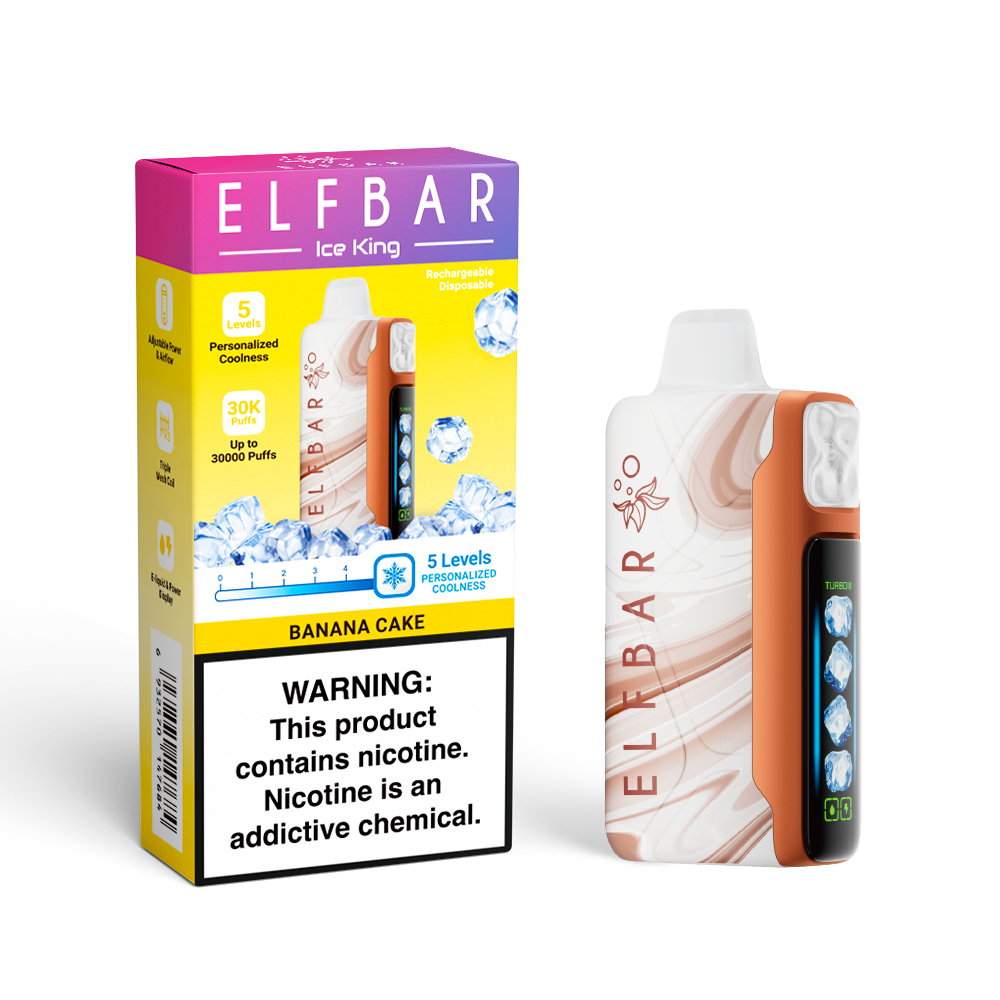 ELF BAR ICE KING 30K ładowalny jednorazowy e-papieros (wszystkie smaki)