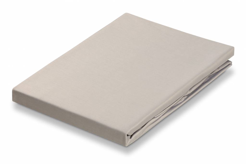 Satin Soft Hoeslaken Sand   180 x 200 cm   Beige   Bruin