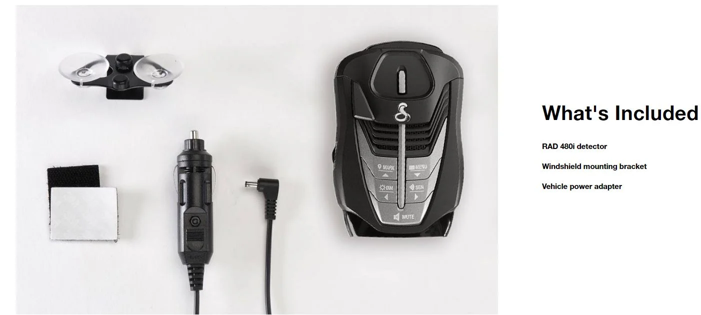 Restored Cobra RAD 480i Radar/Laser Detector Updateable IVT VOICE OLED BLUETOOTH (Refurbished) - Image 3